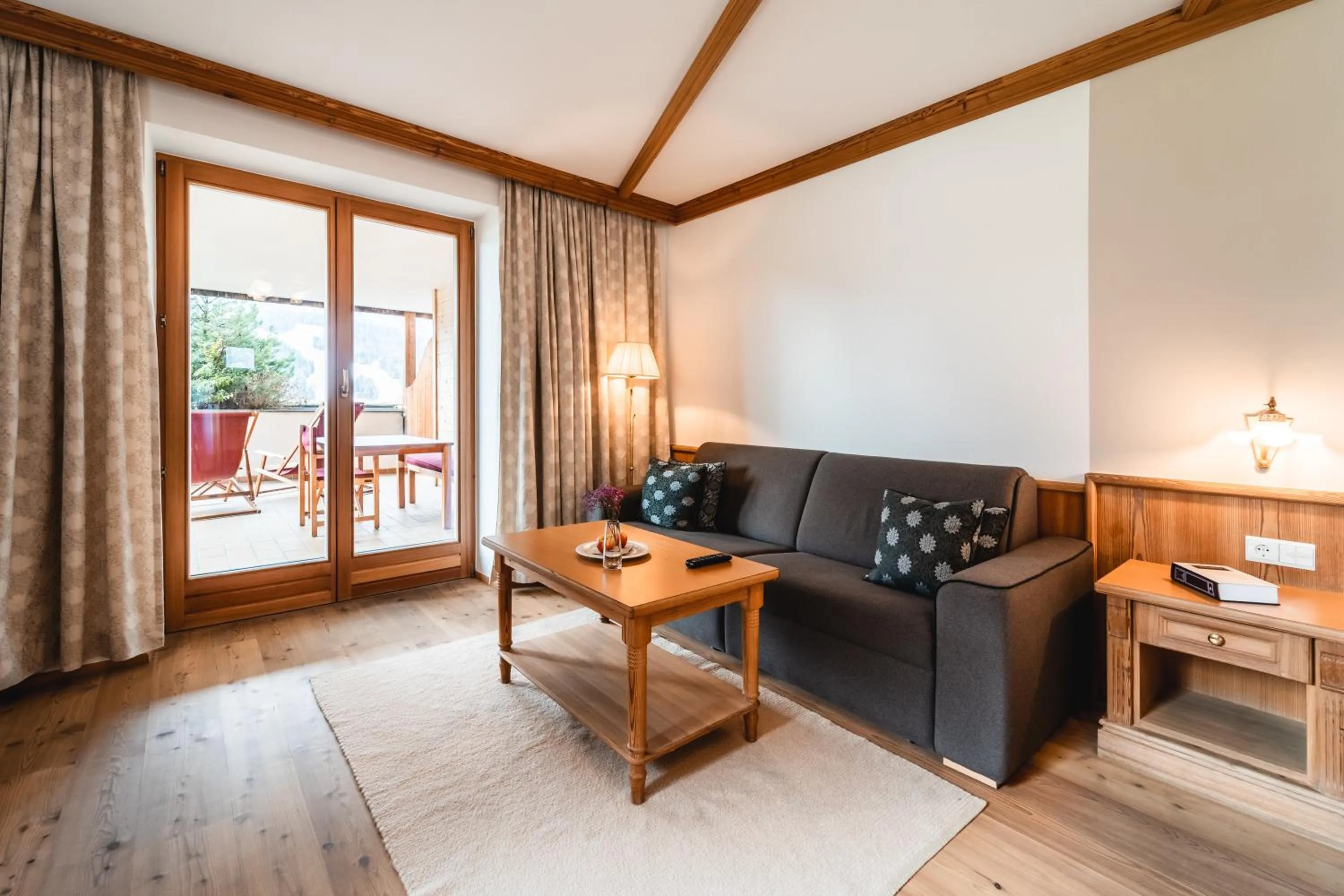 Seating area in Naturhotel Leitlhof