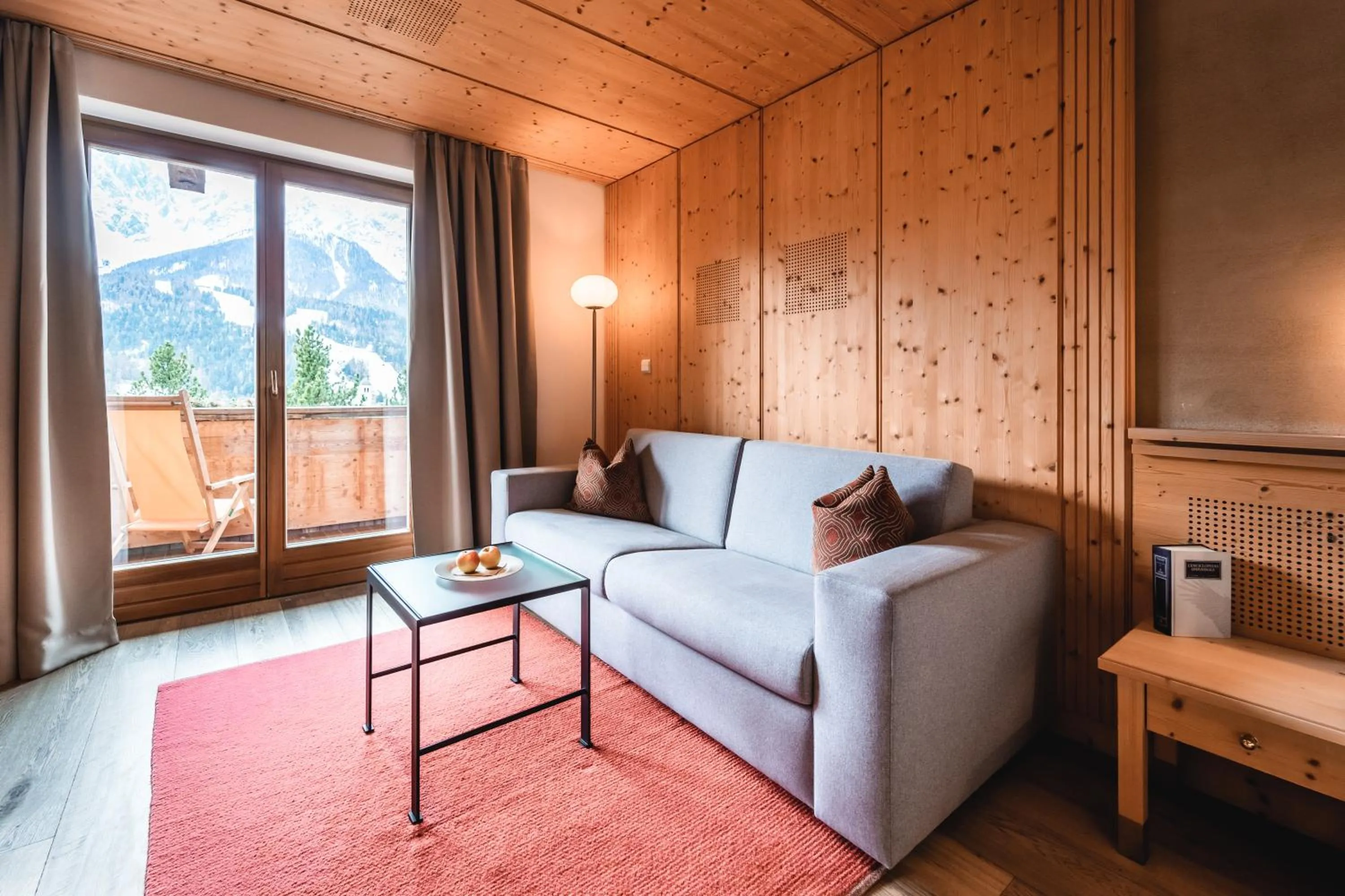 Seating area in Naturhotel Leitlhof