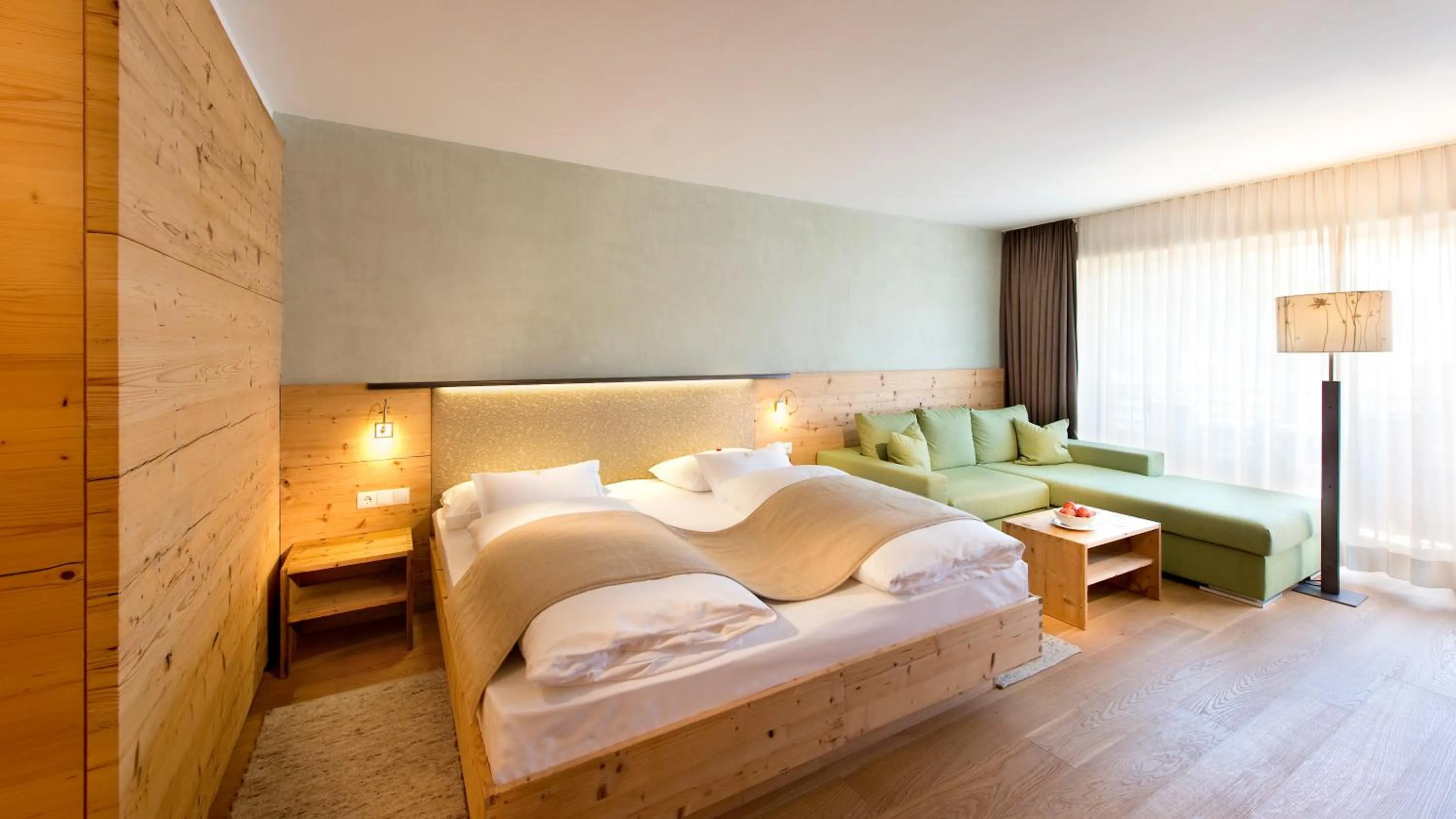 Bed in Naturhotel Leitlhof