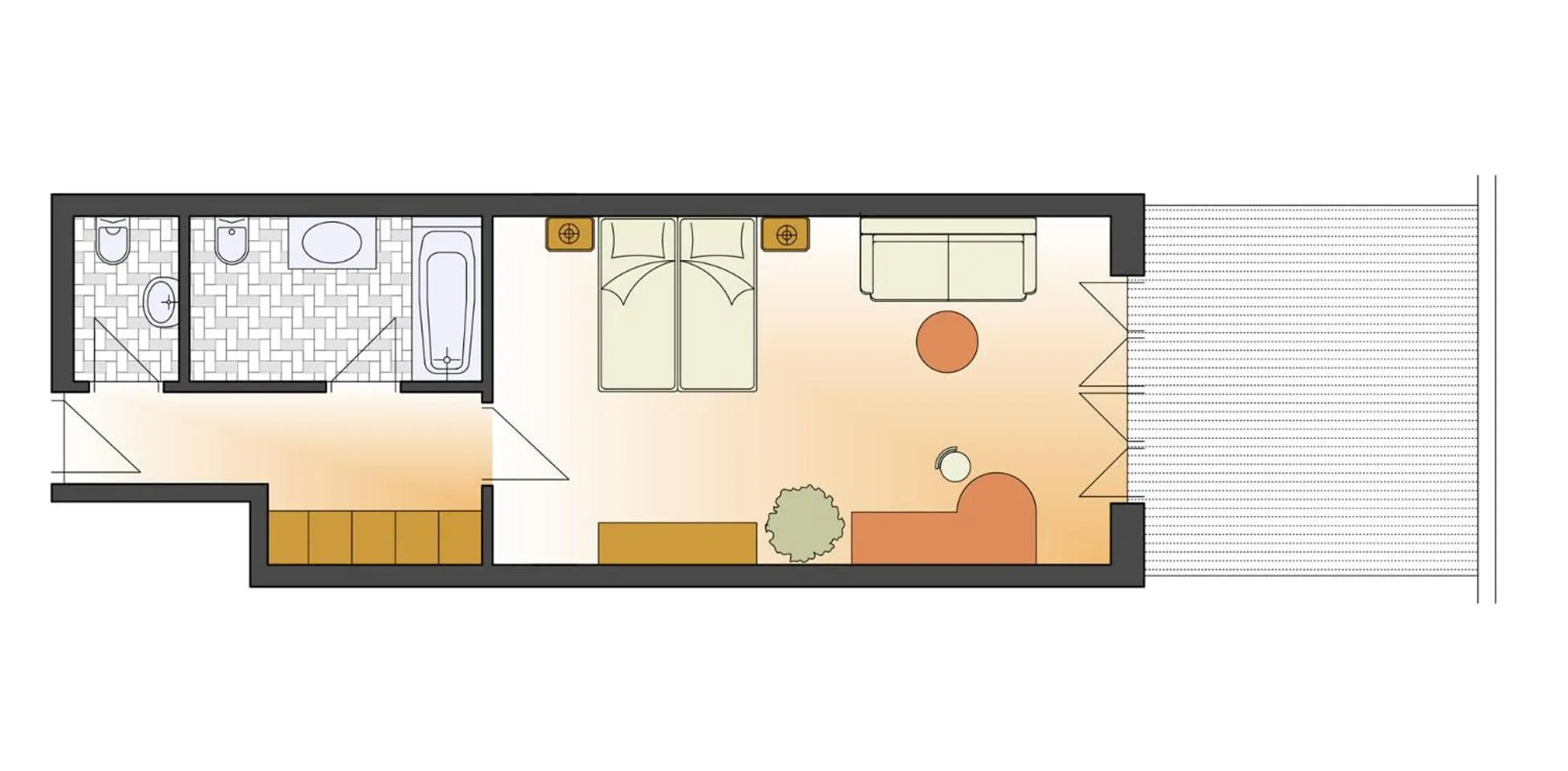 Floor plan in Naturhotel Leitlhof