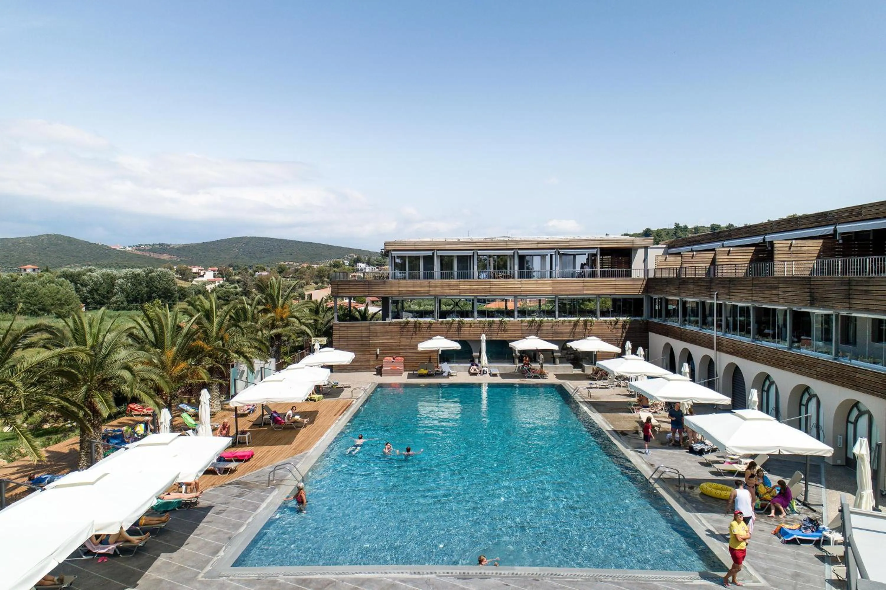 Swimming pool in Blue Dolphin Hotel