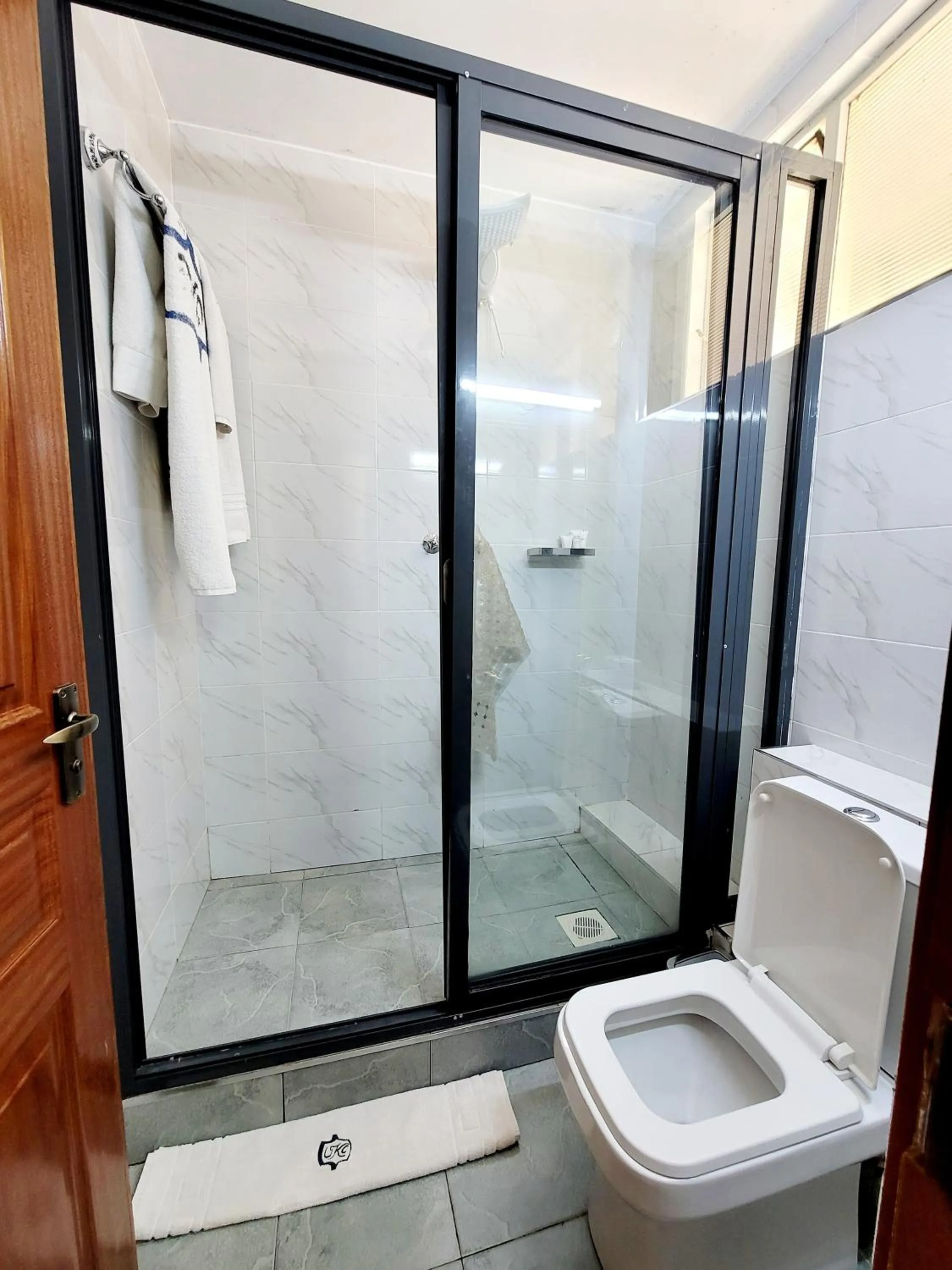 Shower in United Kenya Club