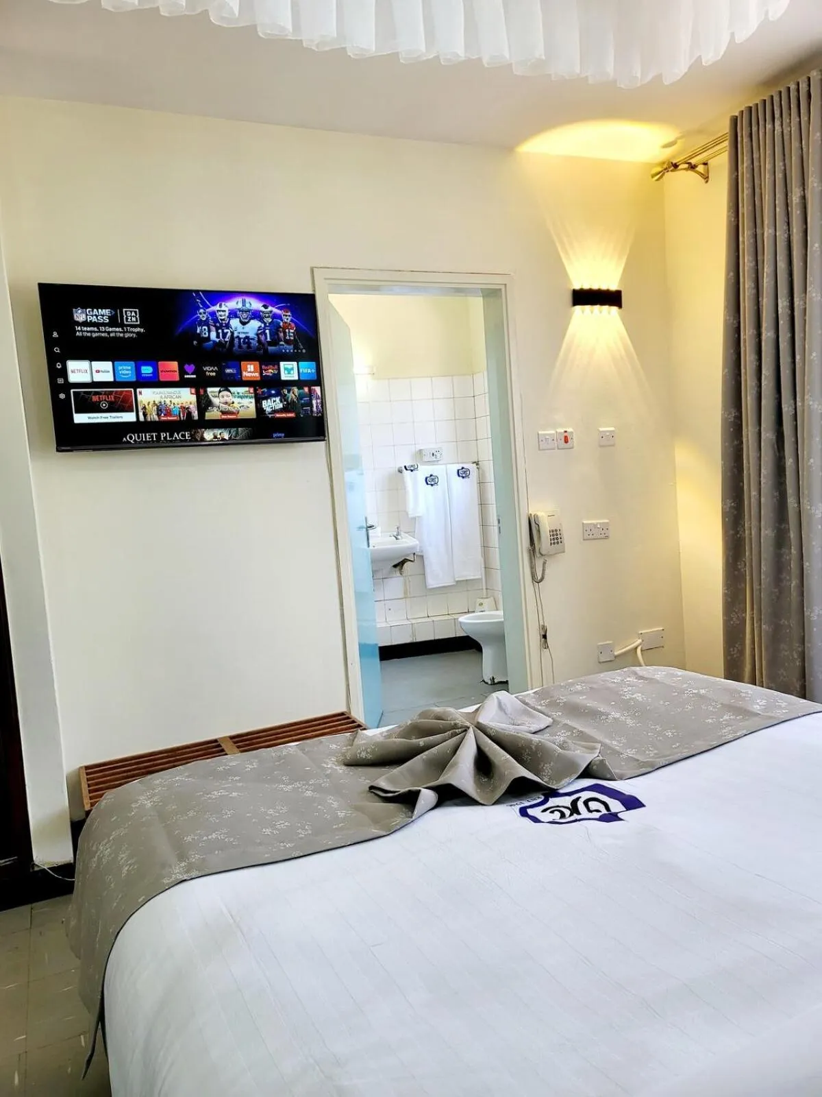 Bed in United Kenya Club