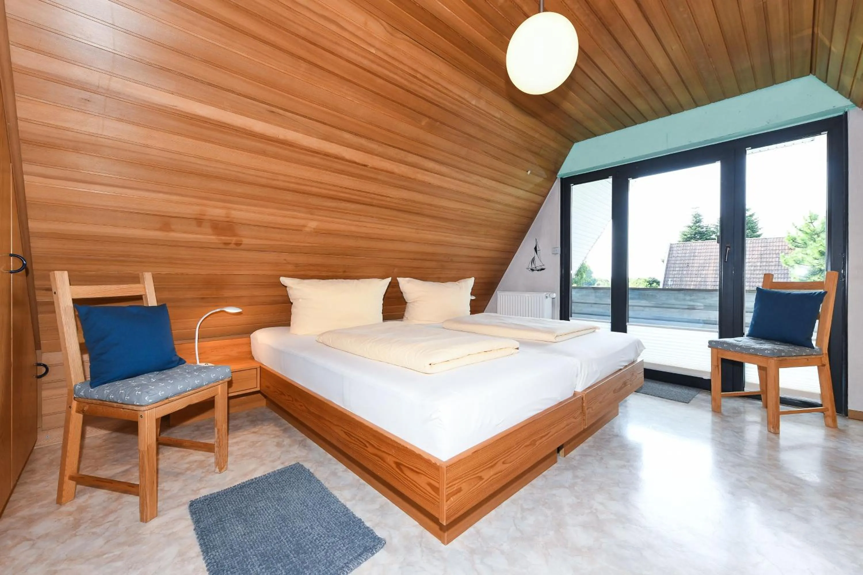 Bed in Ferienhaus Leevje