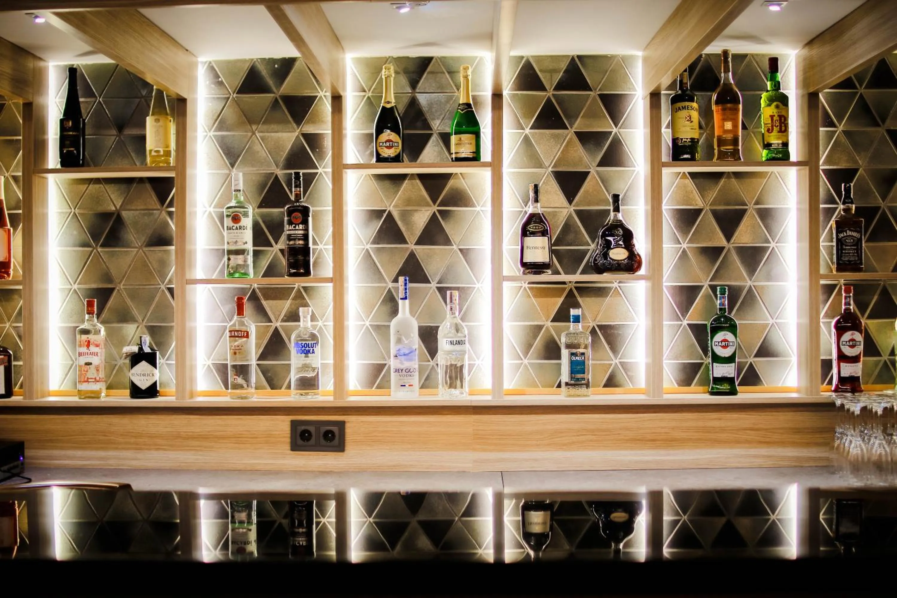 Lounge or bar in Ameri Plaza Tbilisi