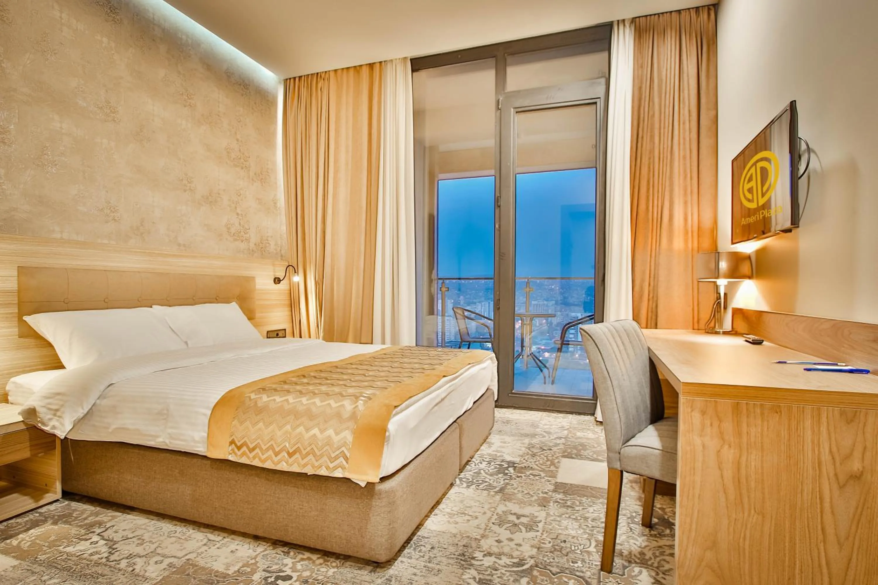 Bedroom, Bed in Ameri Plaza Tbilisi