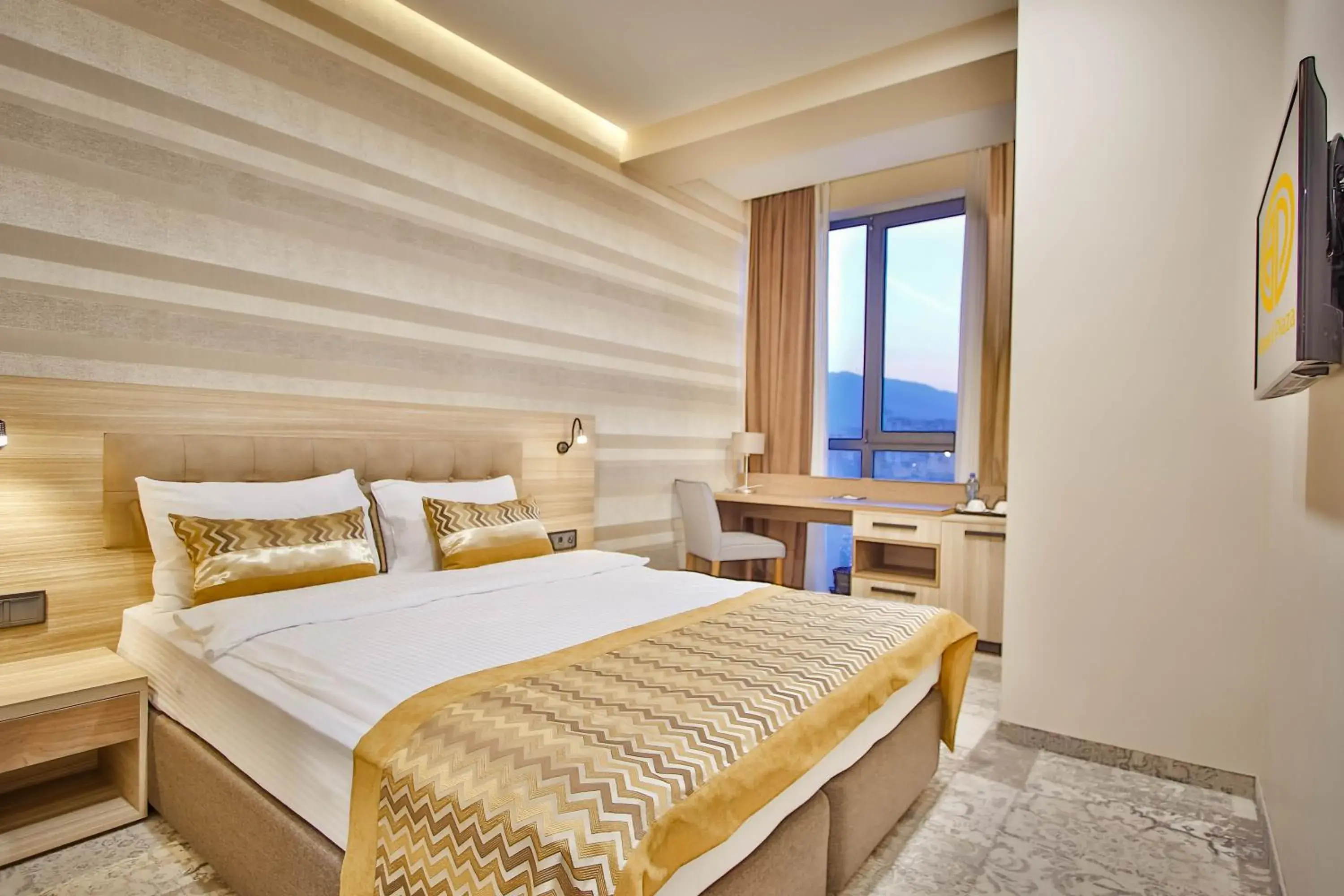 Bedroom, Bed in Ameri Plaza Tbilisi Bedroom, Bed in Ameri Plaza Tbilisi