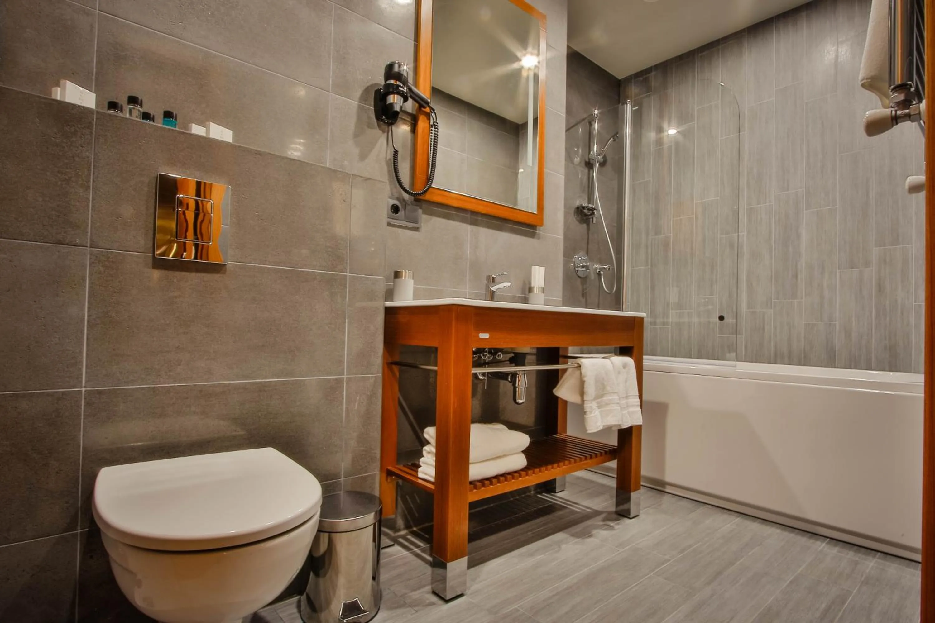 Bathroom in Ameri Plaza Tbilisi