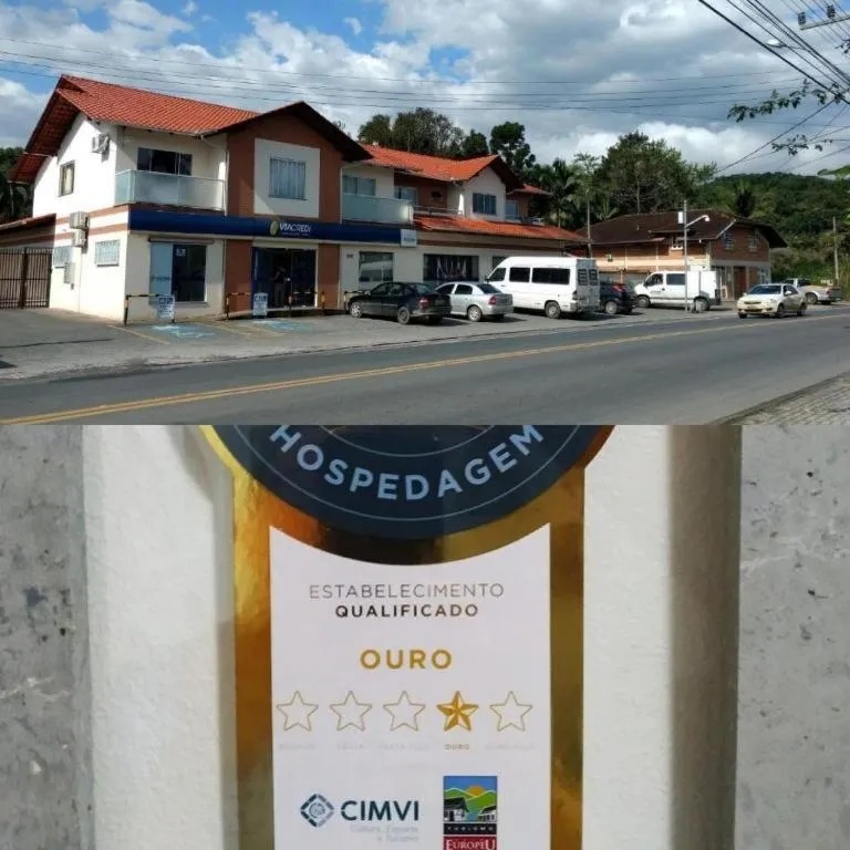 One-Bedroom Apartment with River View - single occupancy in Pousada Agradável Pomerode
