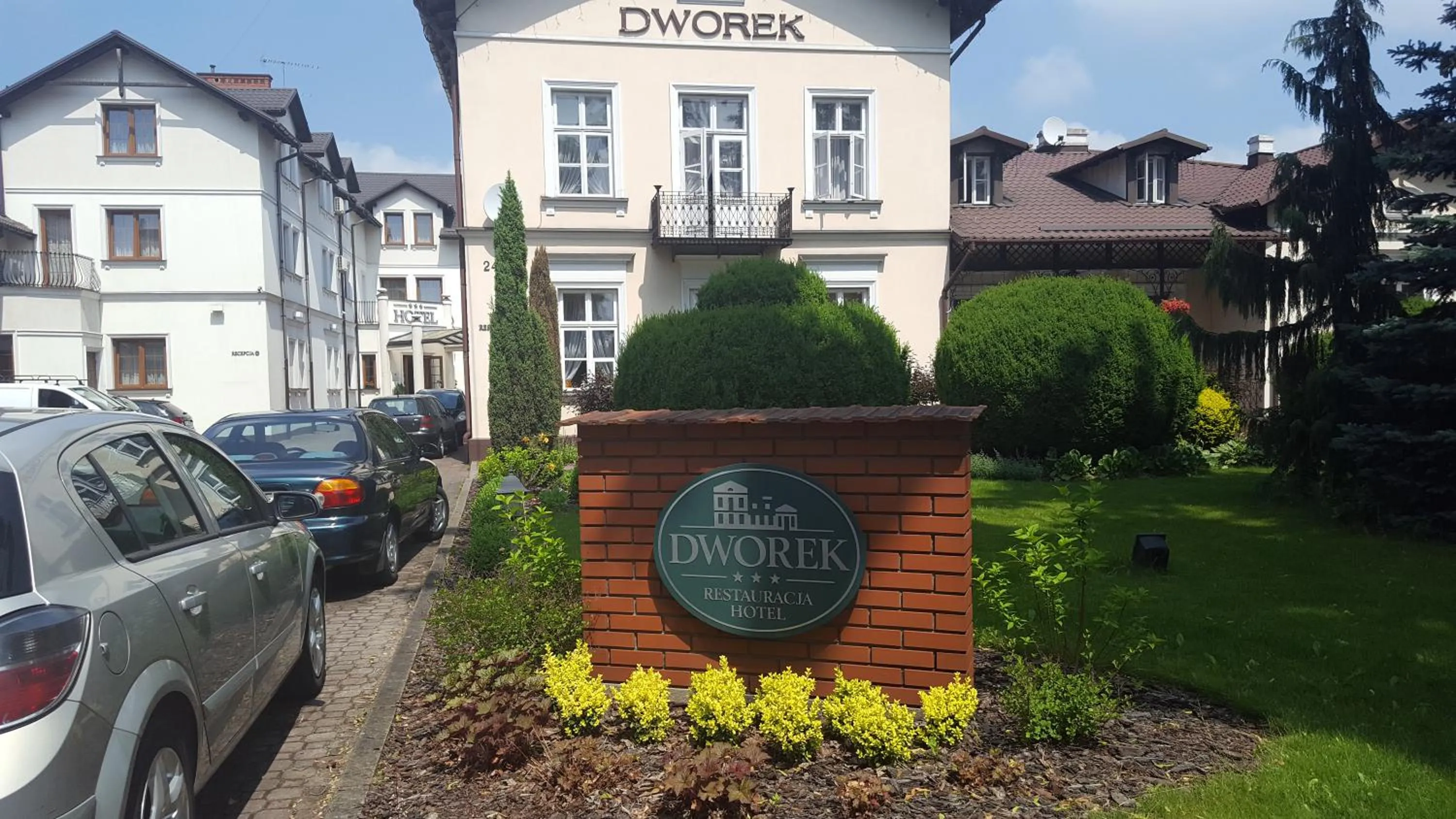 Property building in Hotel Dworek***