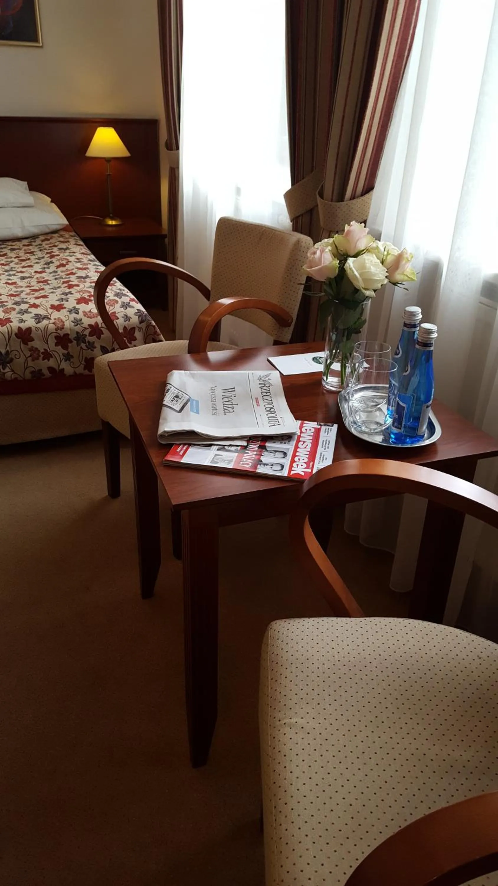 Bed in Hotel Dworek***