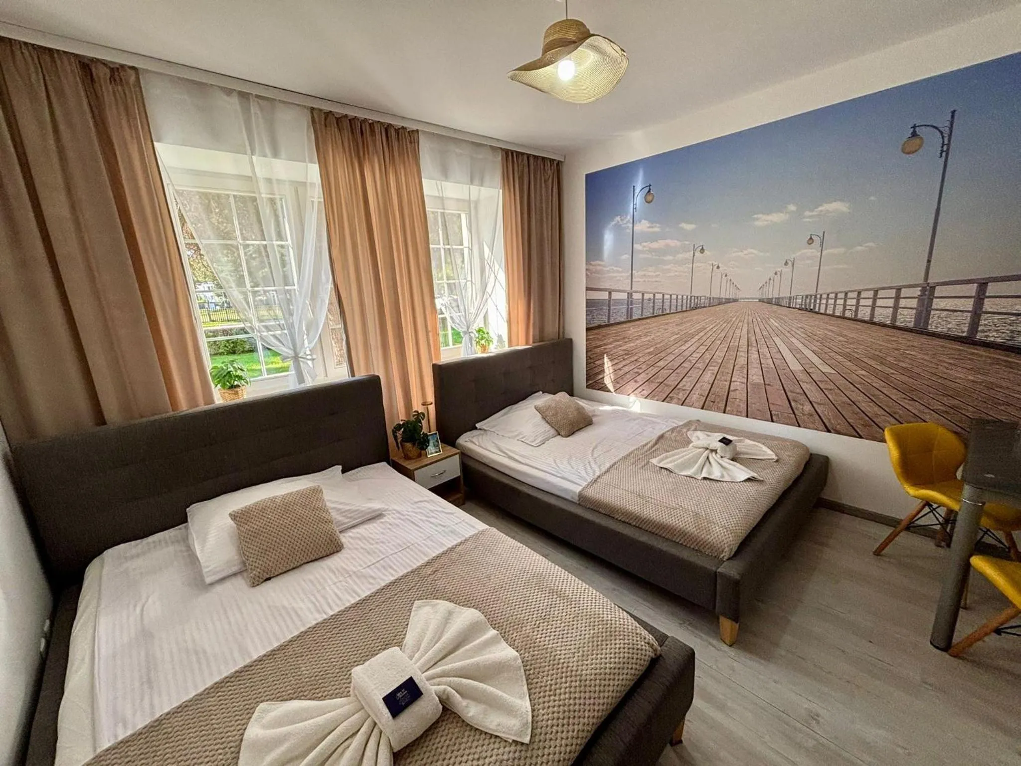 Bed in Great Polonia Beach & Molo