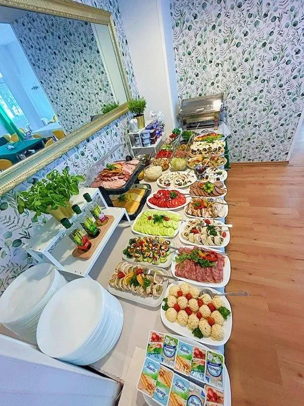 Buffet breakfast in Great Polonia Beach & Molo