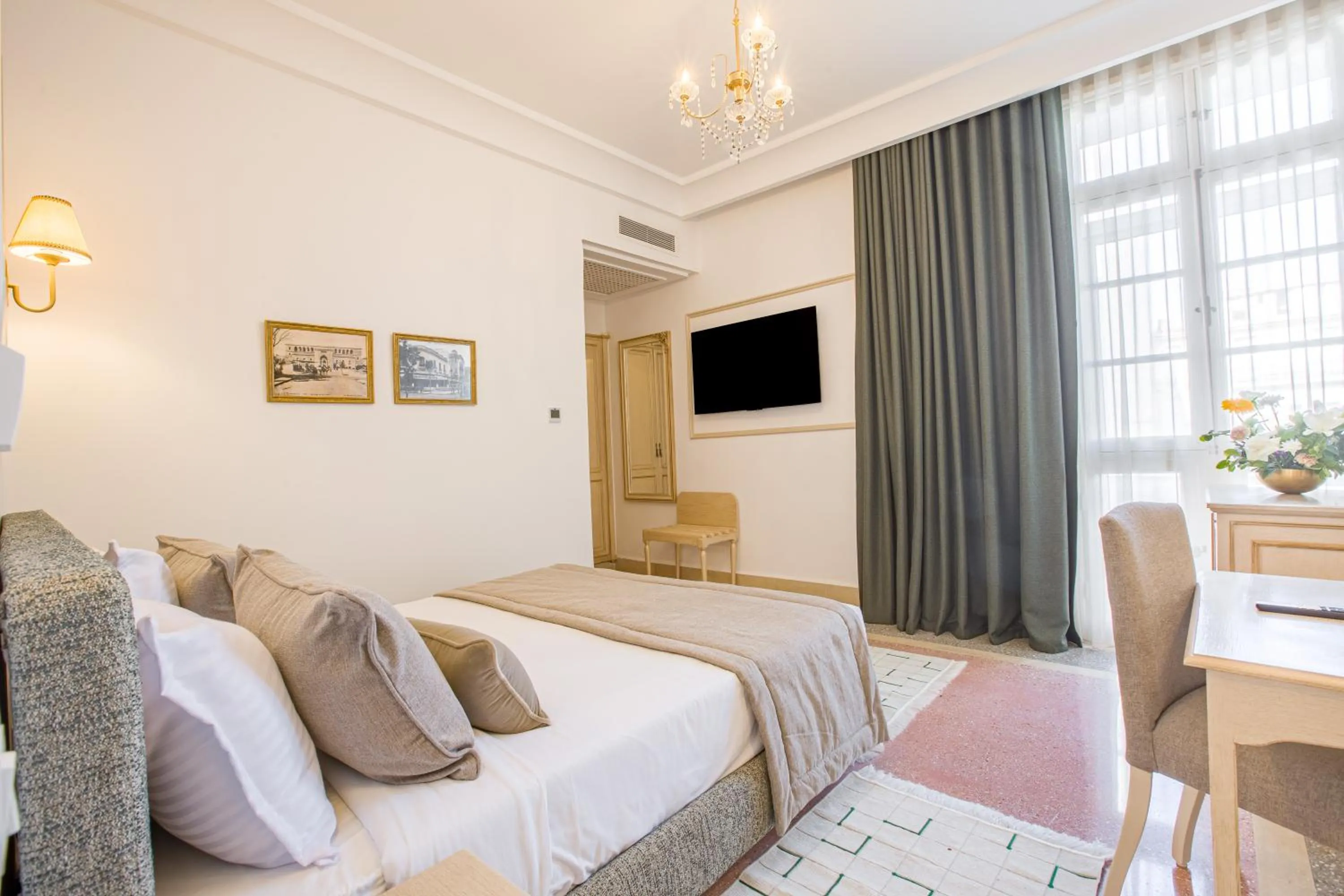 Bed in Majestic Hotel