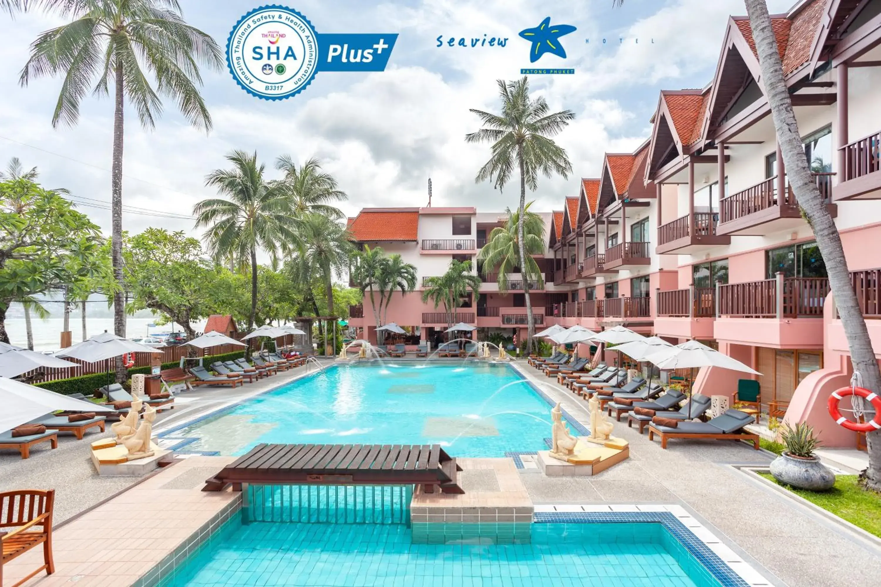 Property building in Seaview Patong Hotel - SHA Plus Property building in Seaview Patong Hotel - SHA Plus