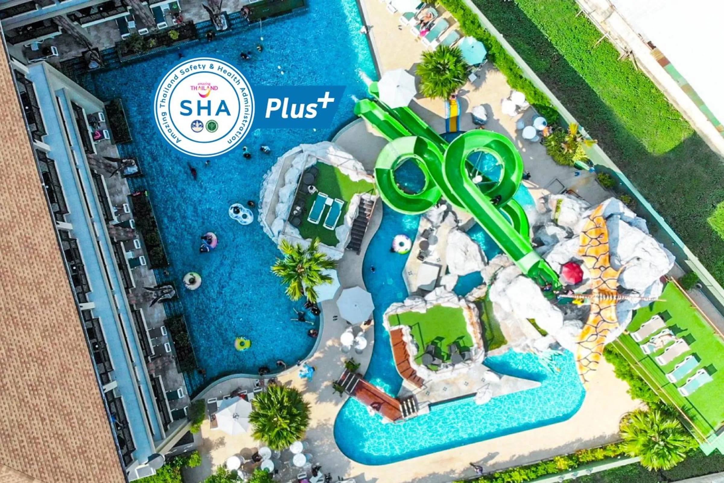 Aqua park in Ananta Burin Resort - SHA Extra Plus