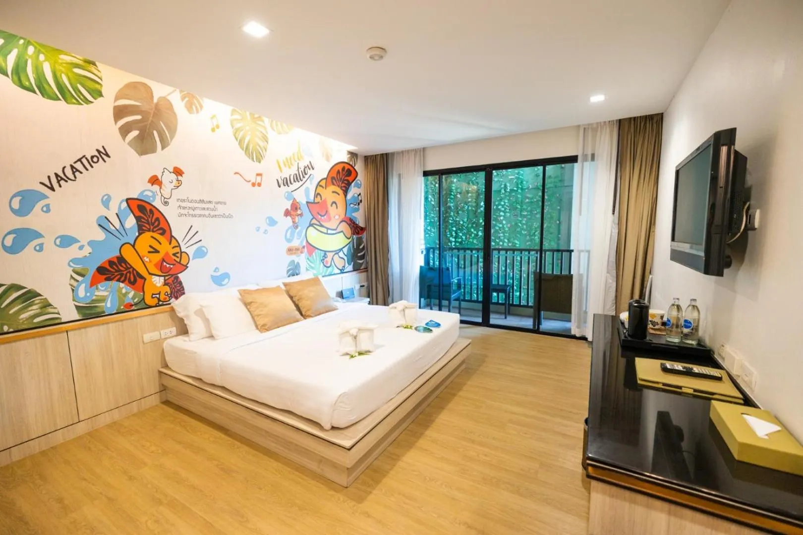 Communal lounge/ TV room, Bed in Ananta Burin Resort - SHA Extra Plus