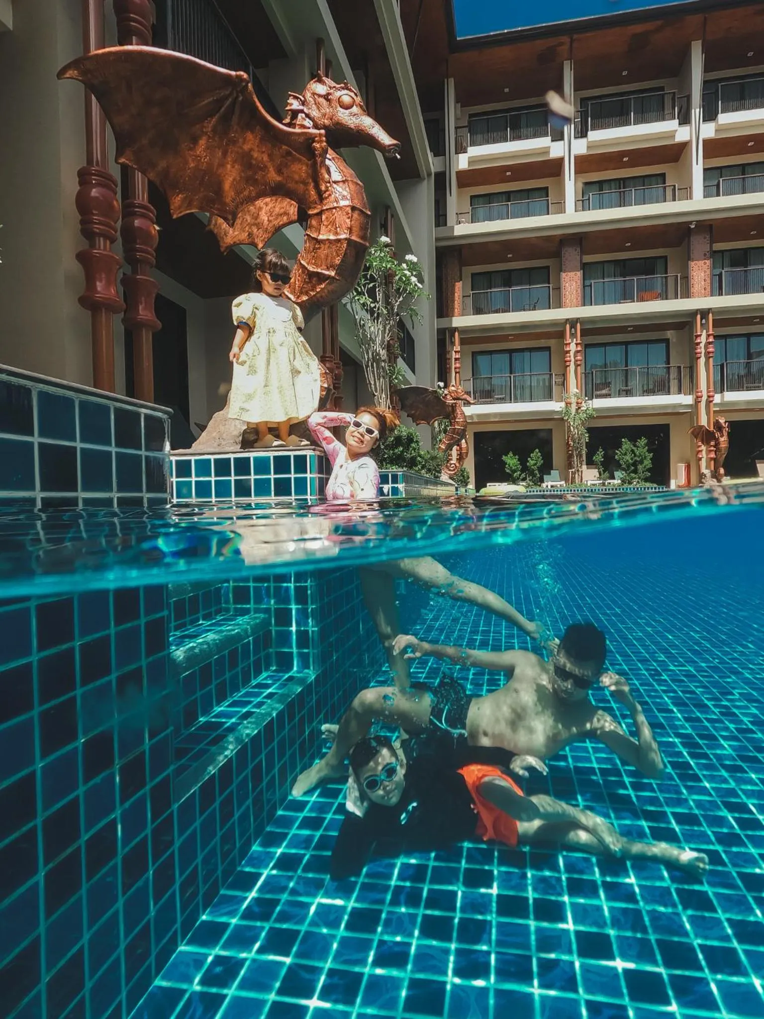 Swimming pool in Ananta Burin Resort - SHA Extra Plus