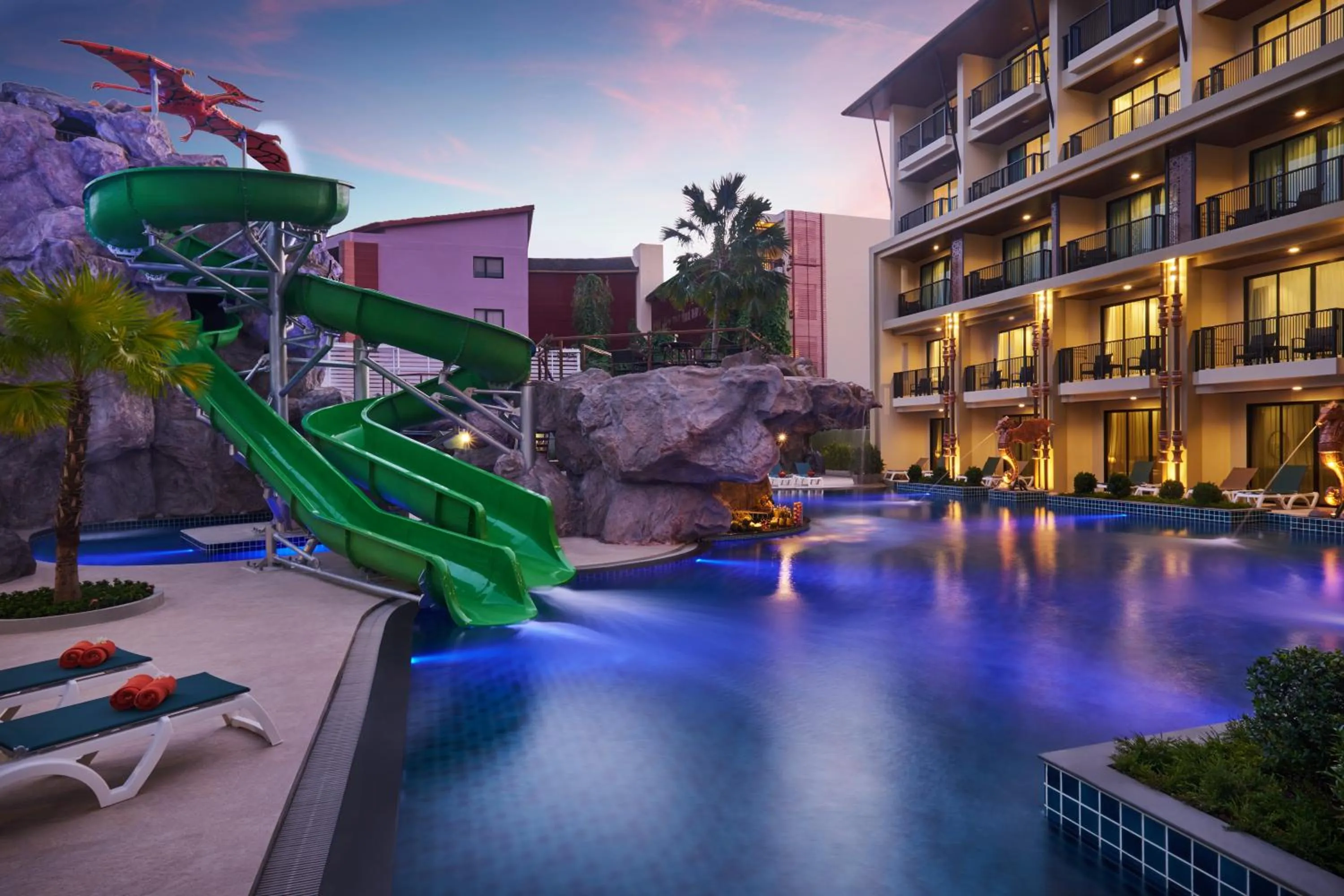 Aqua park in Ananta Burin Resort - SHA Extra Plus