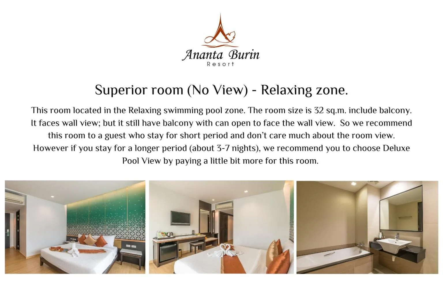 Text overlay, Bed in Ananta Burin Resort - SHA Extra Plus