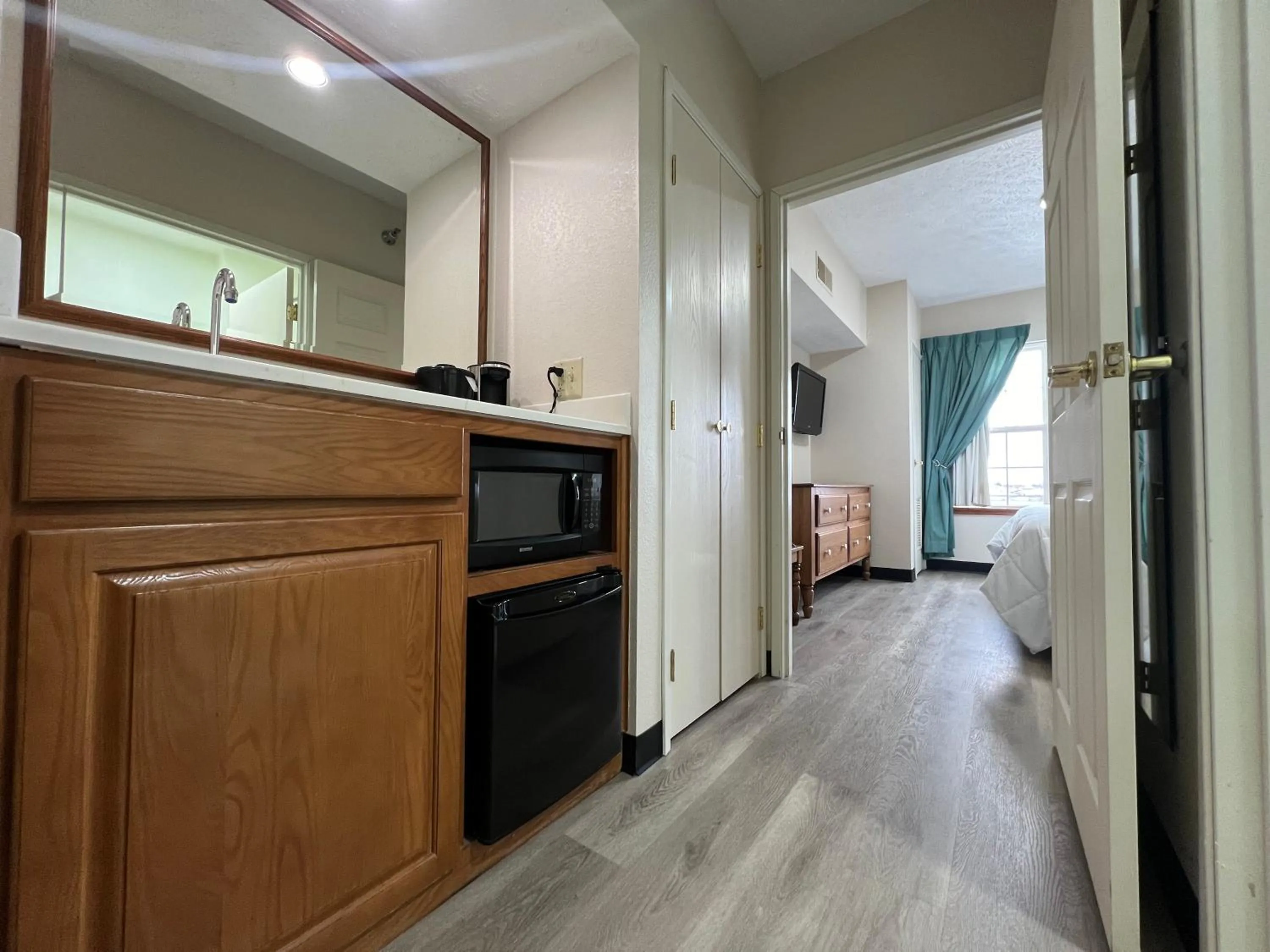 Bedroom in Van Buren Hotel