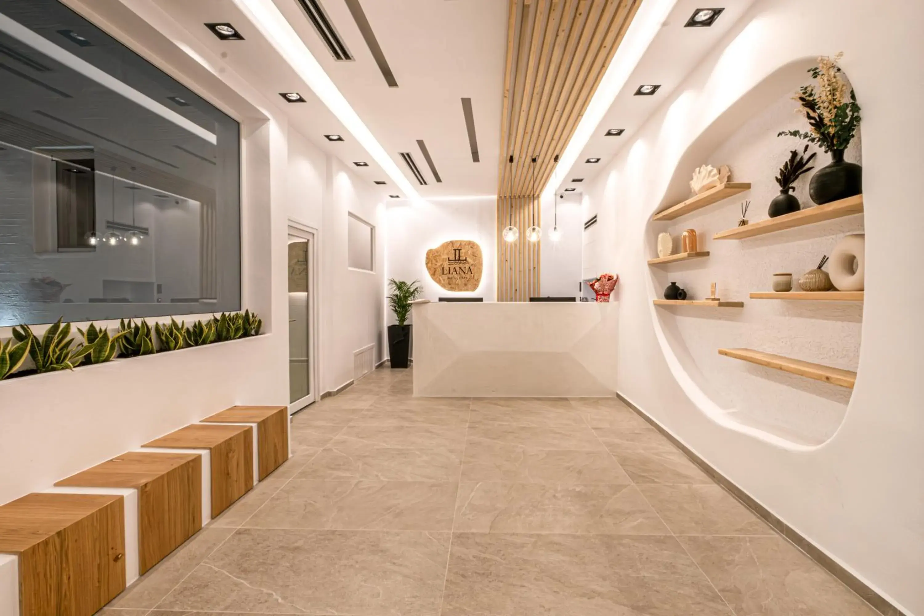 Lobby or reception in Liana Beach Hotel & Spa Lobby or reception in Liana Beach Hotel & Spa