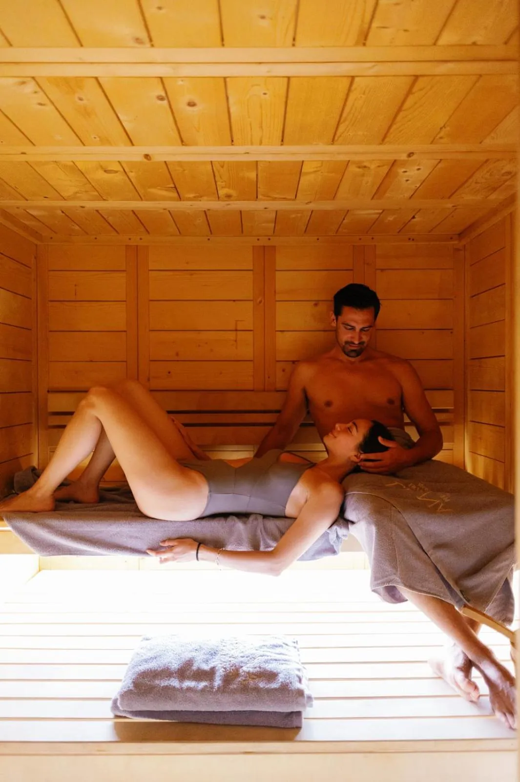 Sauna in Liana Beach Hotel & Spa