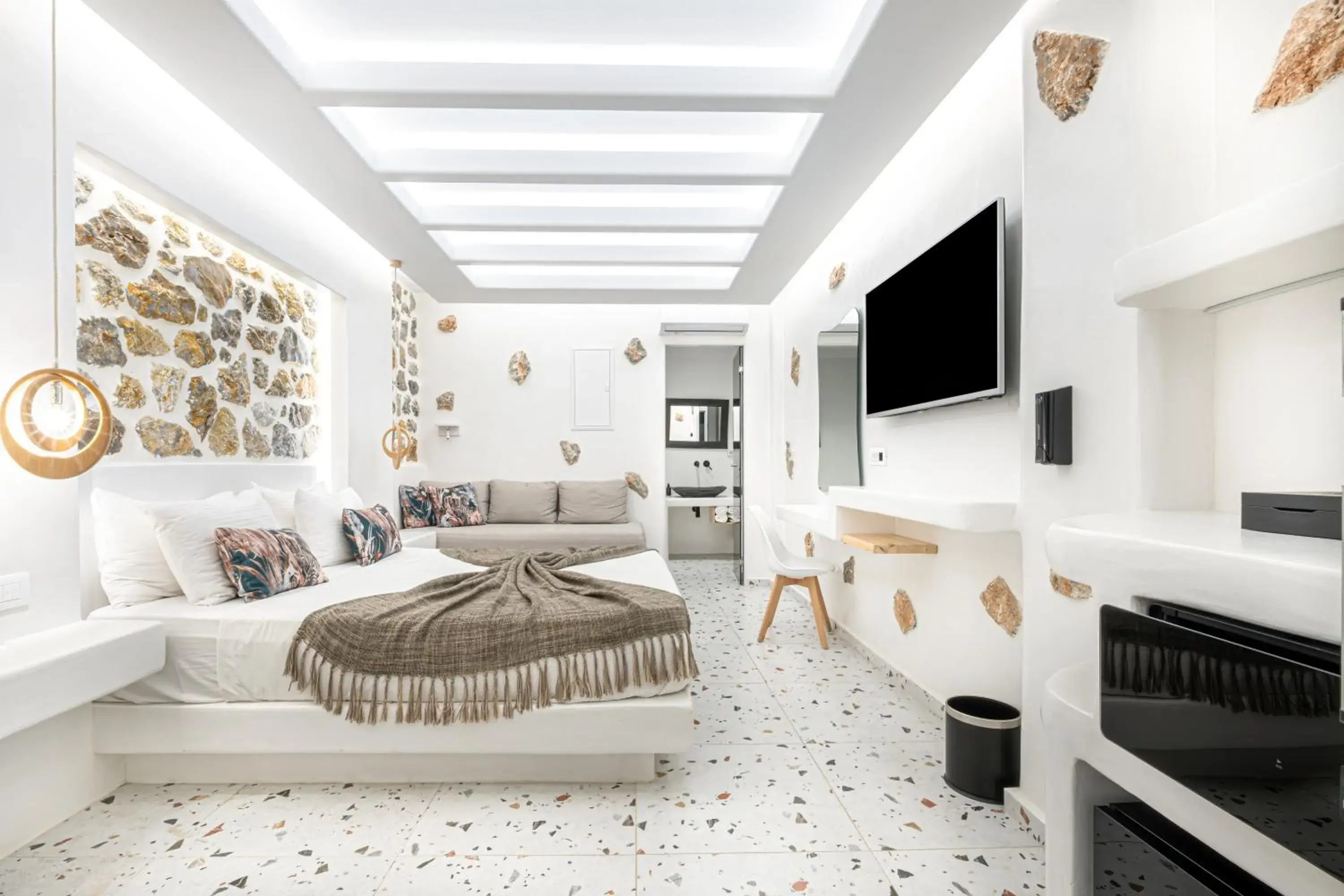 Bed in Liana Beach Hotel & Spa Bed in Liana Beach Hotel & Spa