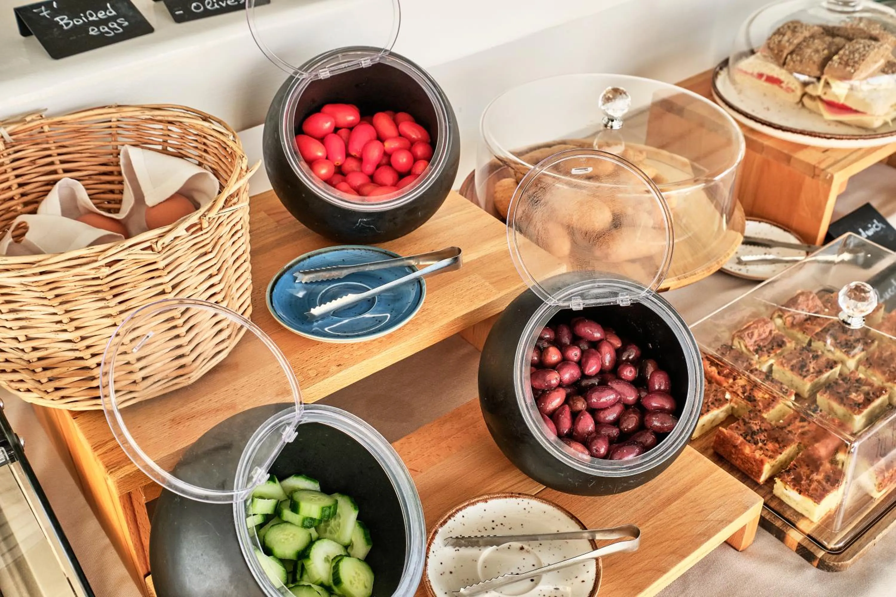 Buffet breakfast in Liana Beach Hotel & Spa