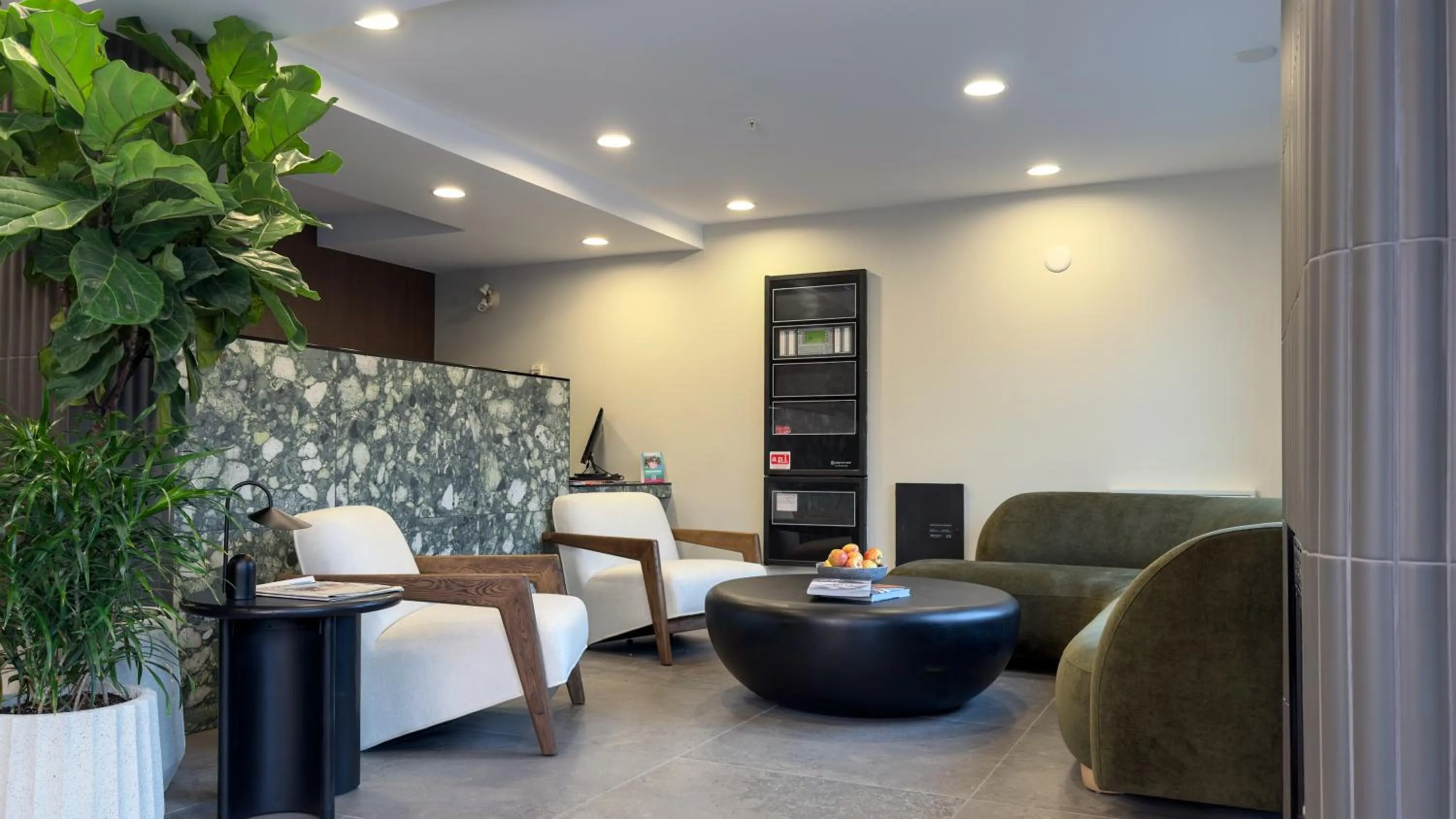 Seating area in Canmore Inn & Suites