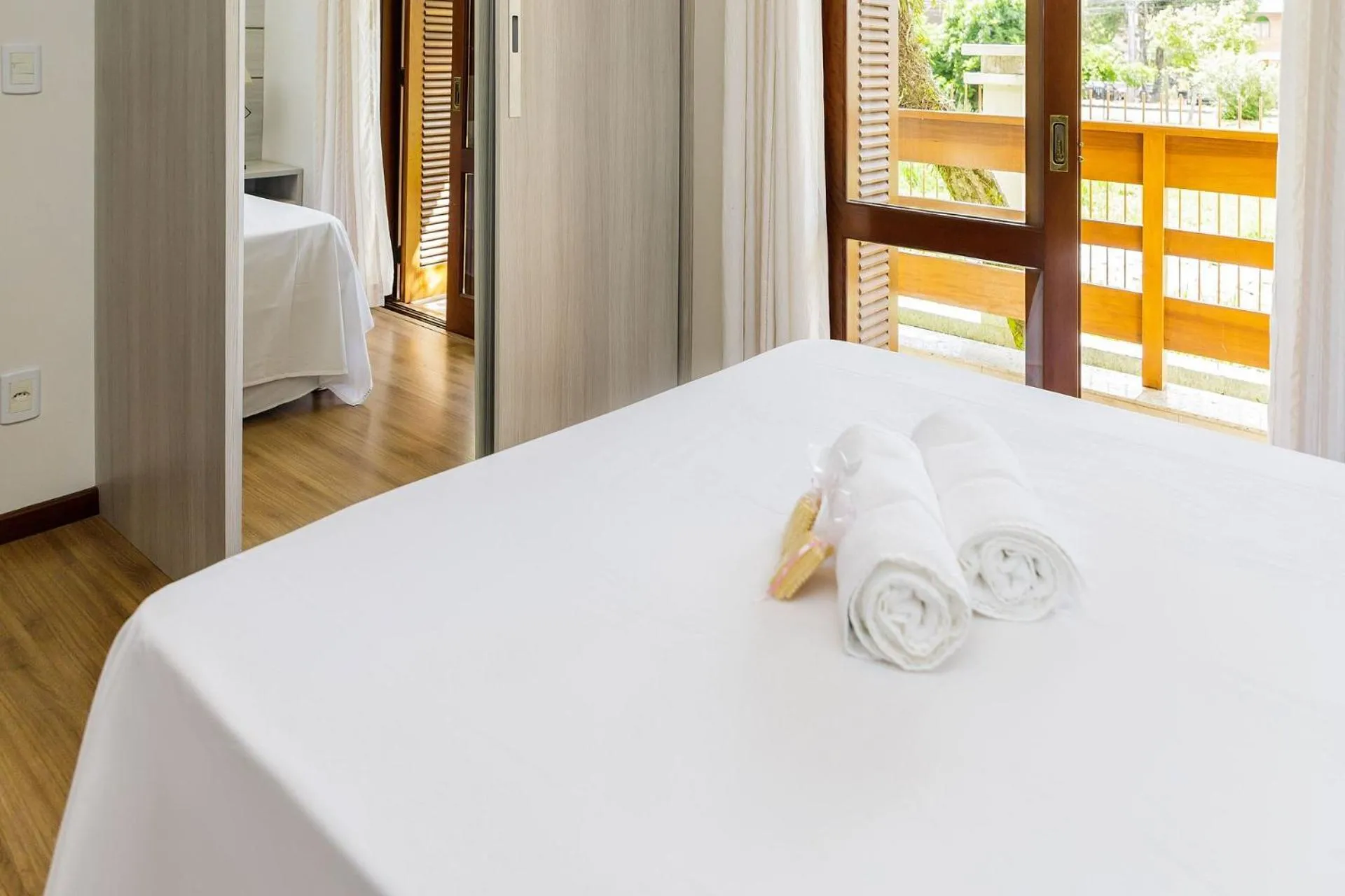 View (from property/room), Bed in LOCAR-IN Gramado Residencial Siena Centro