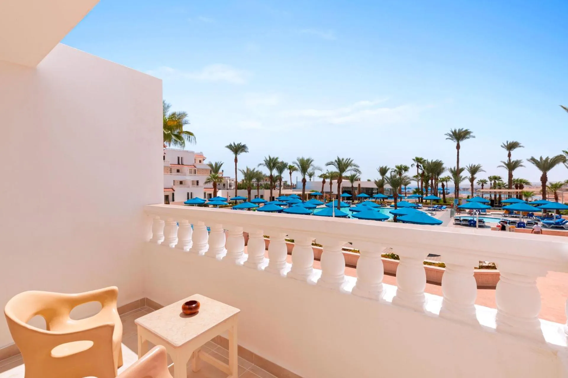 Pool view in Albatros Sharm Resort - By Pickalbatros