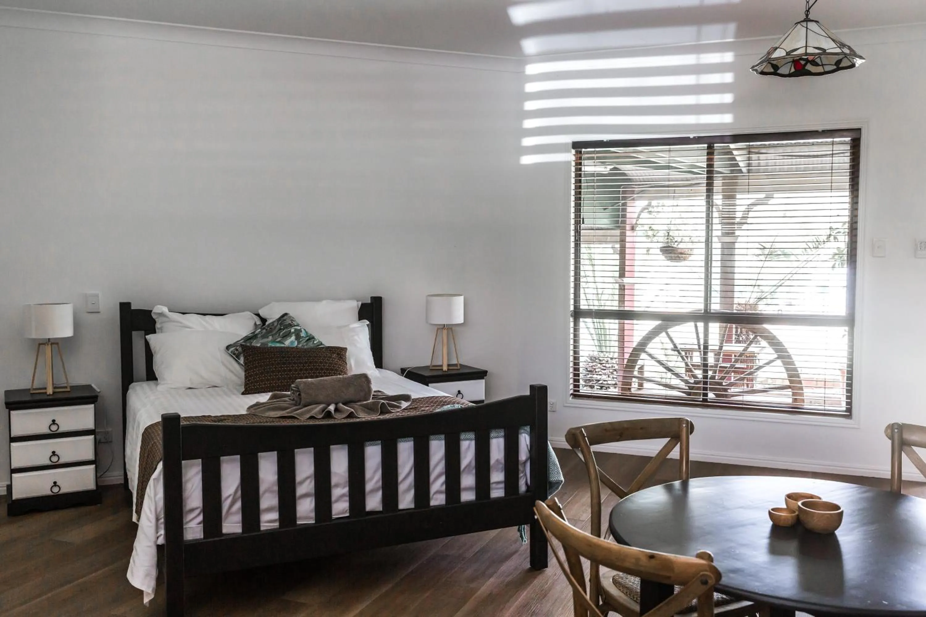 Bed in The Bearded Dragon Boutique Hotel