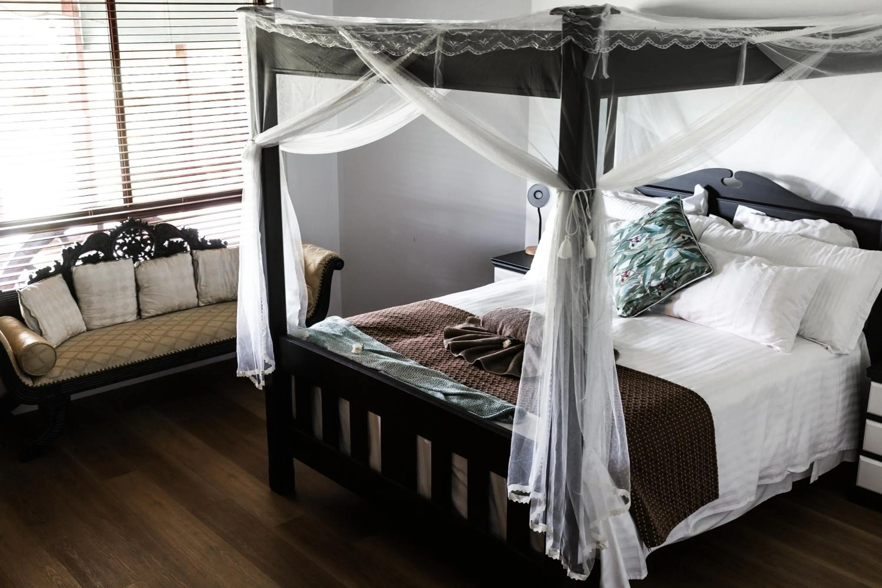 Bed in The Bearded Dragon Boutique Hotel