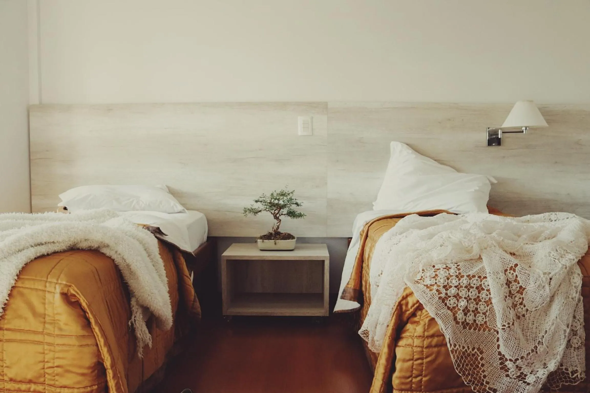 Bed in Hotel Solaris