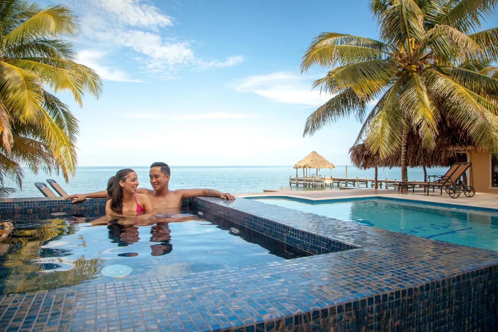 Swimming pool in Villa Margarita at Jaguar Reef