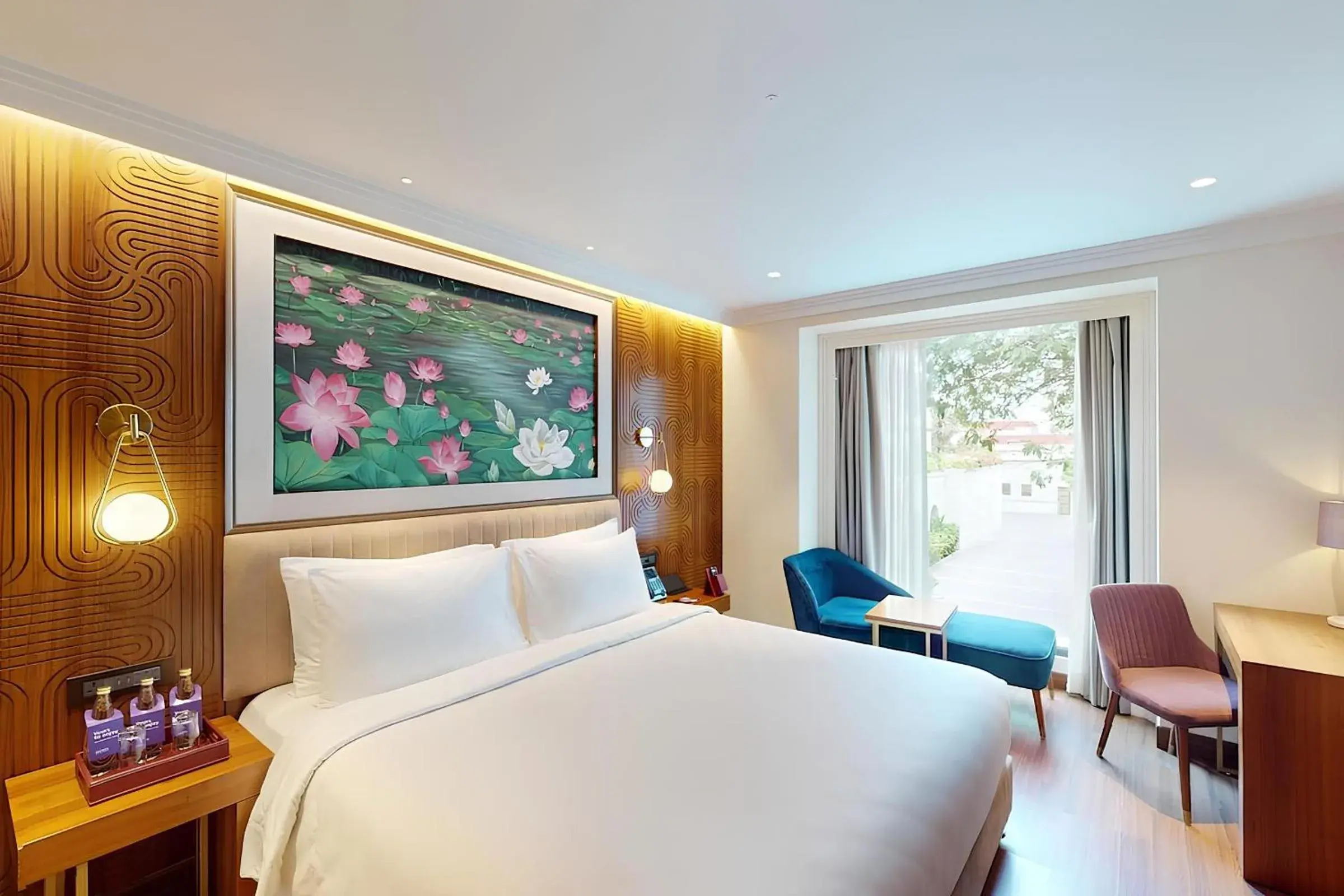 Bed in Radisson Blu Hotel & Suites GRT Chennai Bed in Radisson Blu Hotel & Suites GRT Chennai