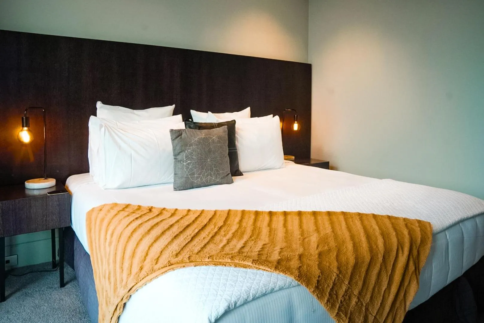 Bedroom, Bed in The Dome Boutique Apartments