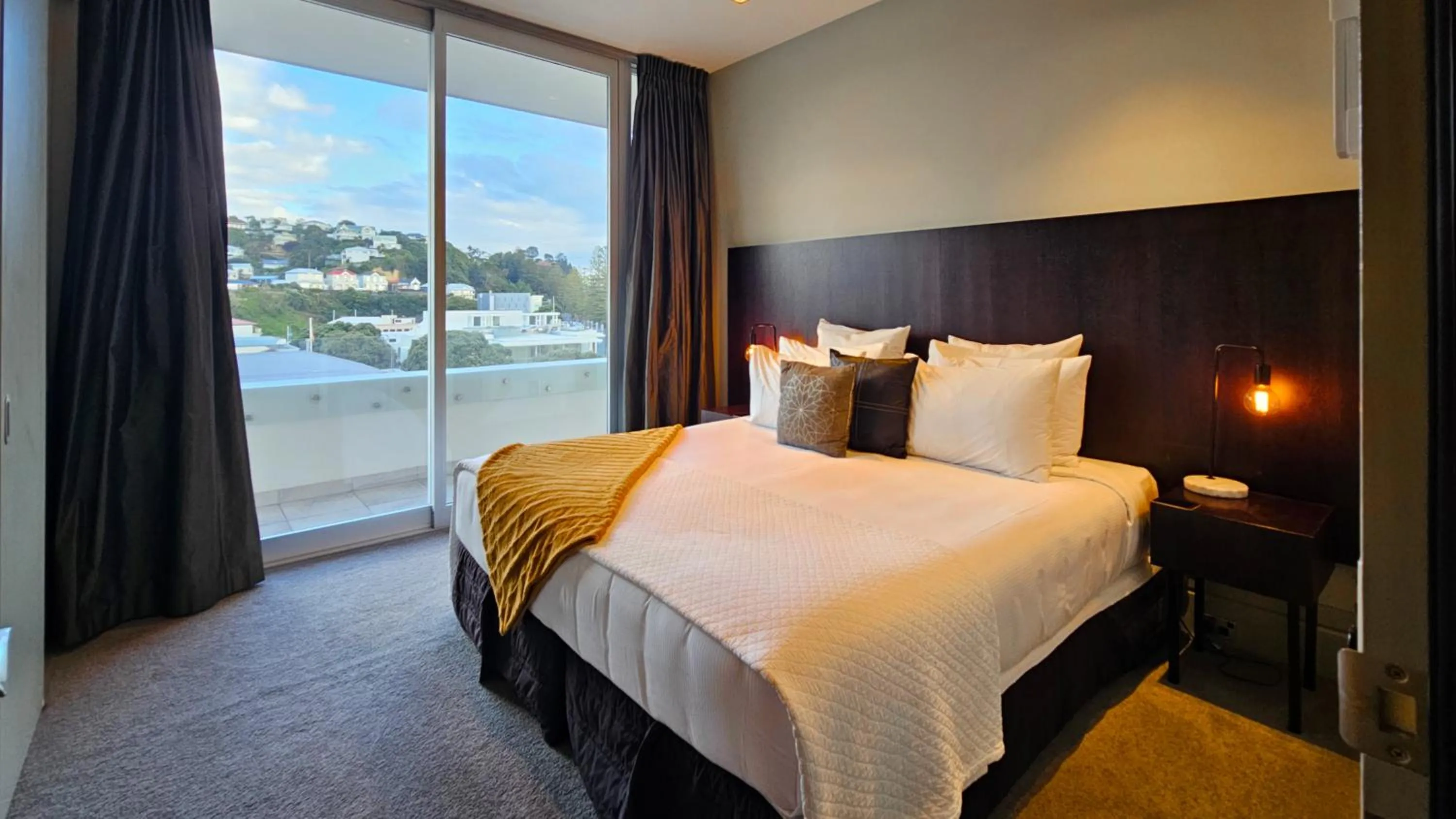 Bedroom, Bed in The Dome Boutique Apartments