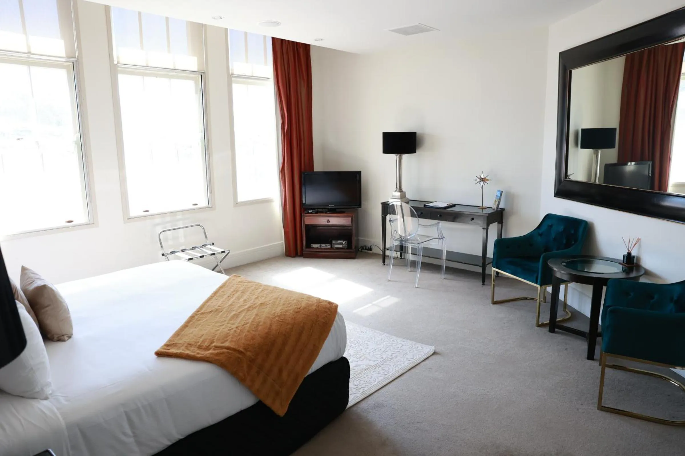 Bed in The Dome Boutique Apartments