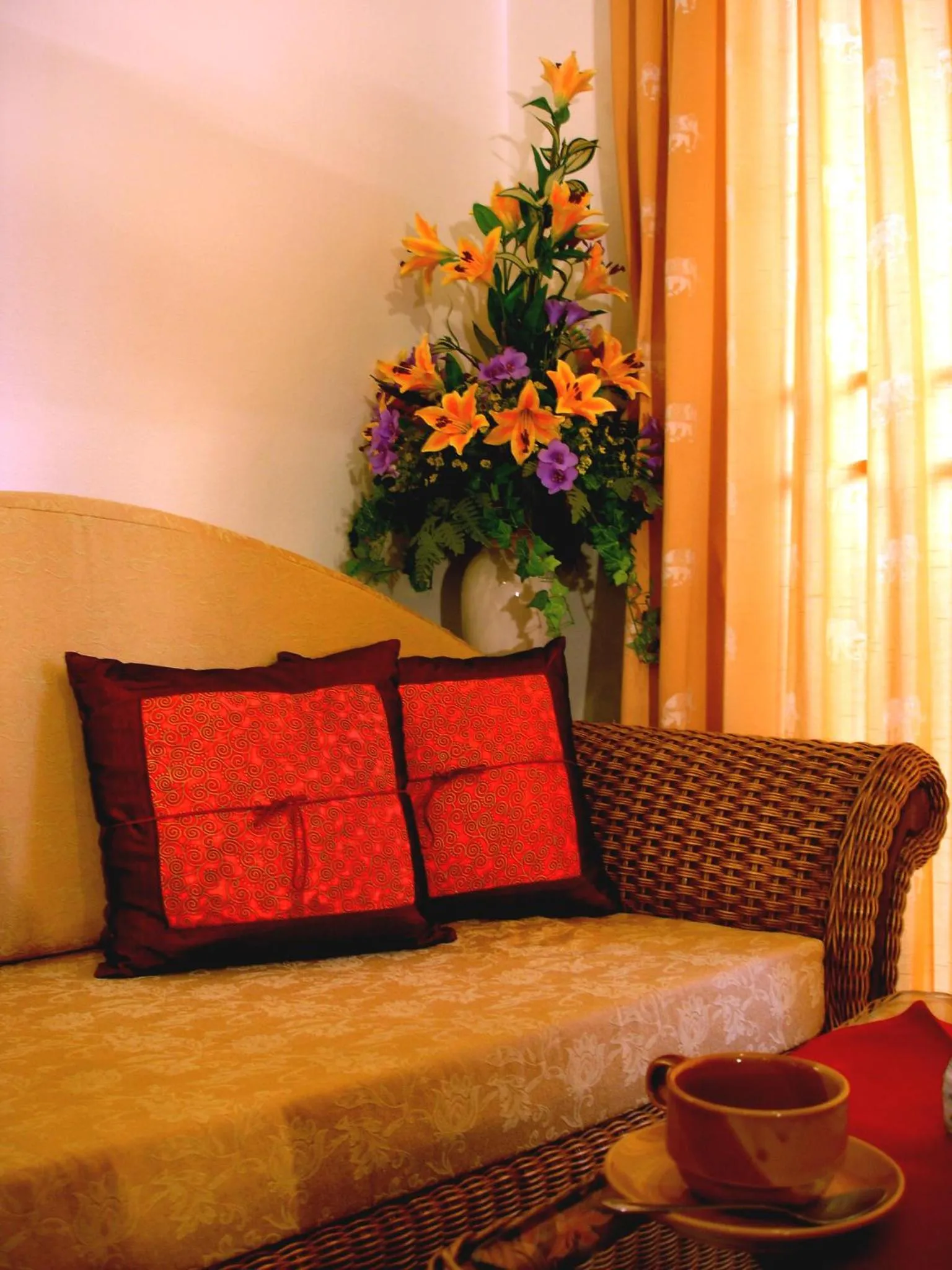 Seating area in The Album Loft