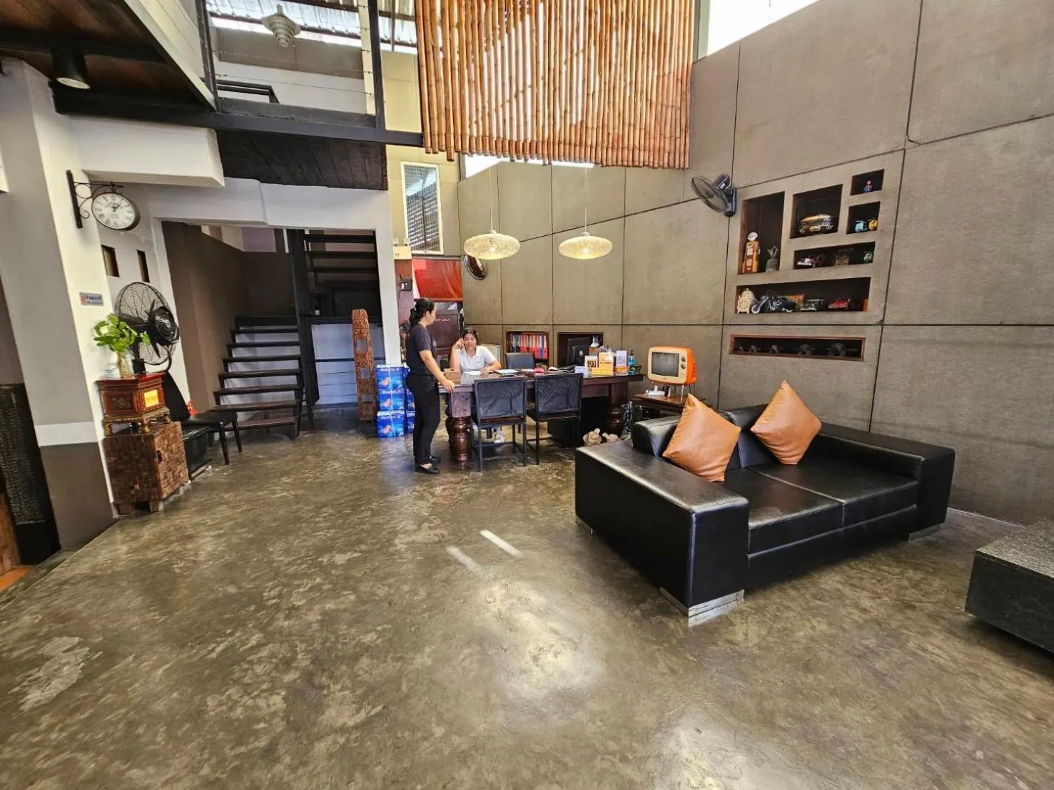 Seating area in The Album Loft