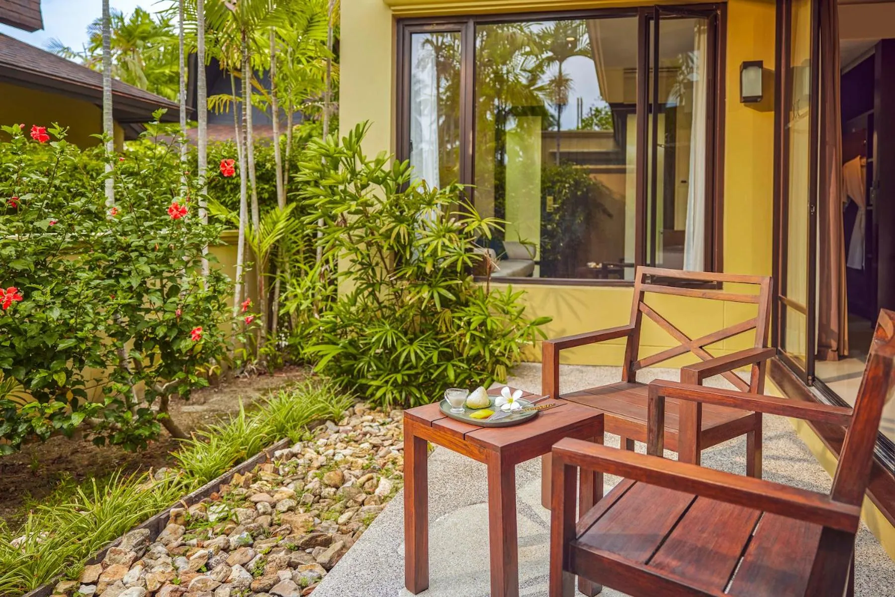 Patio in TUI BLUE The Passage Samui Pool Villas with Private Beach Resort