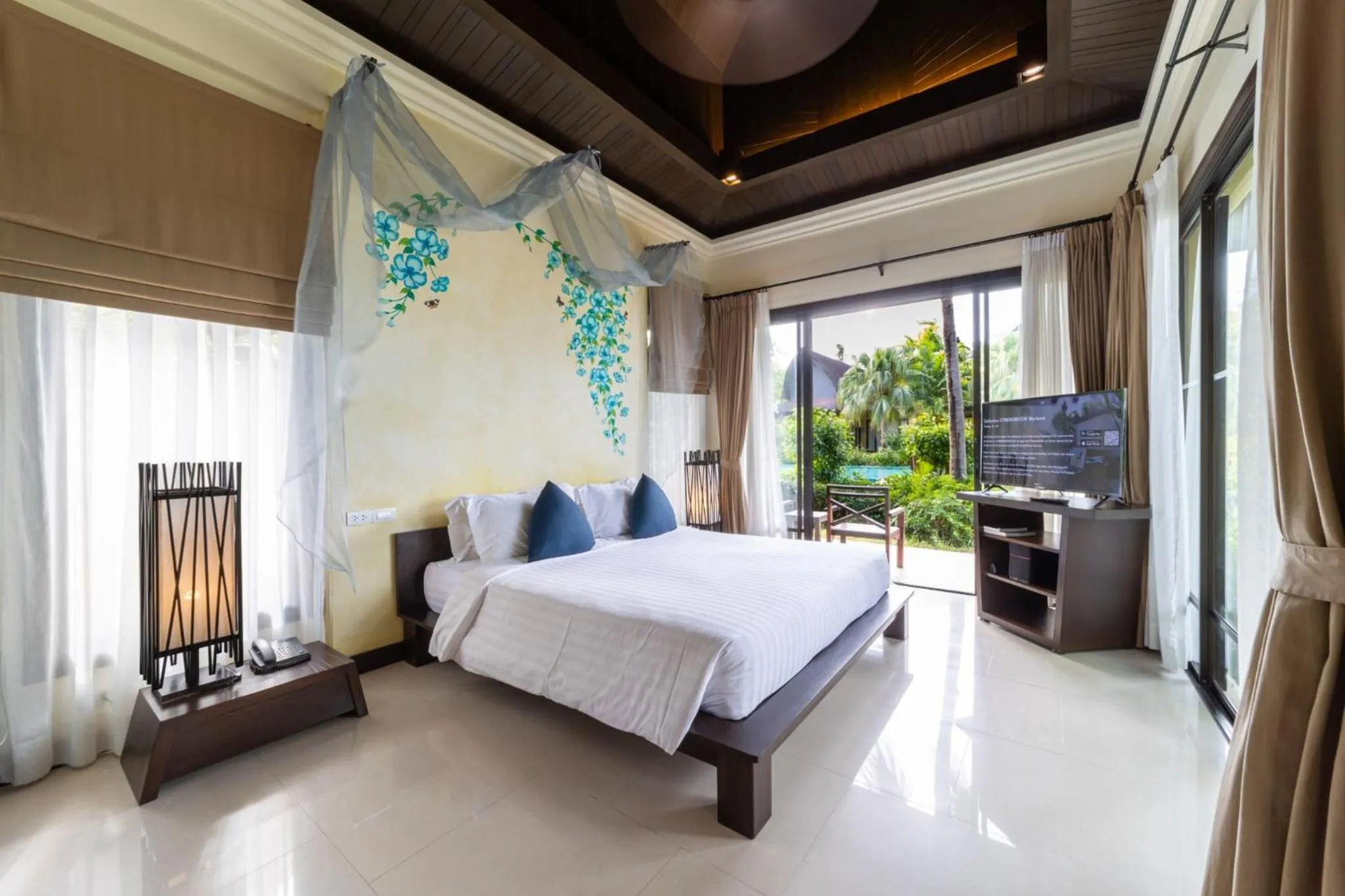 Communal lounge/ TV room, Bed in TUI BLUE The Passage Samui Pool Villas with Private Beach Resort