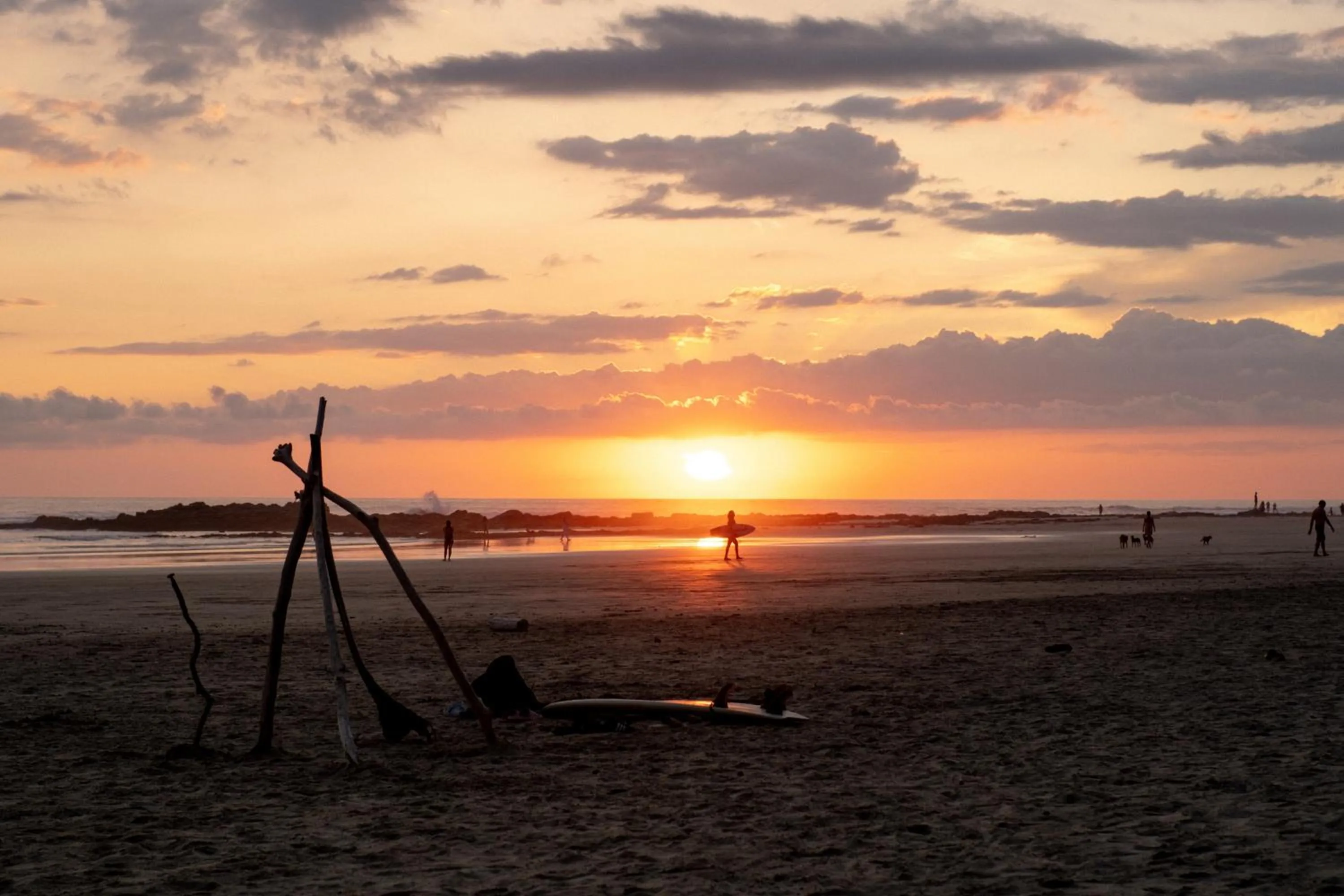 Sunset in Lua Villas