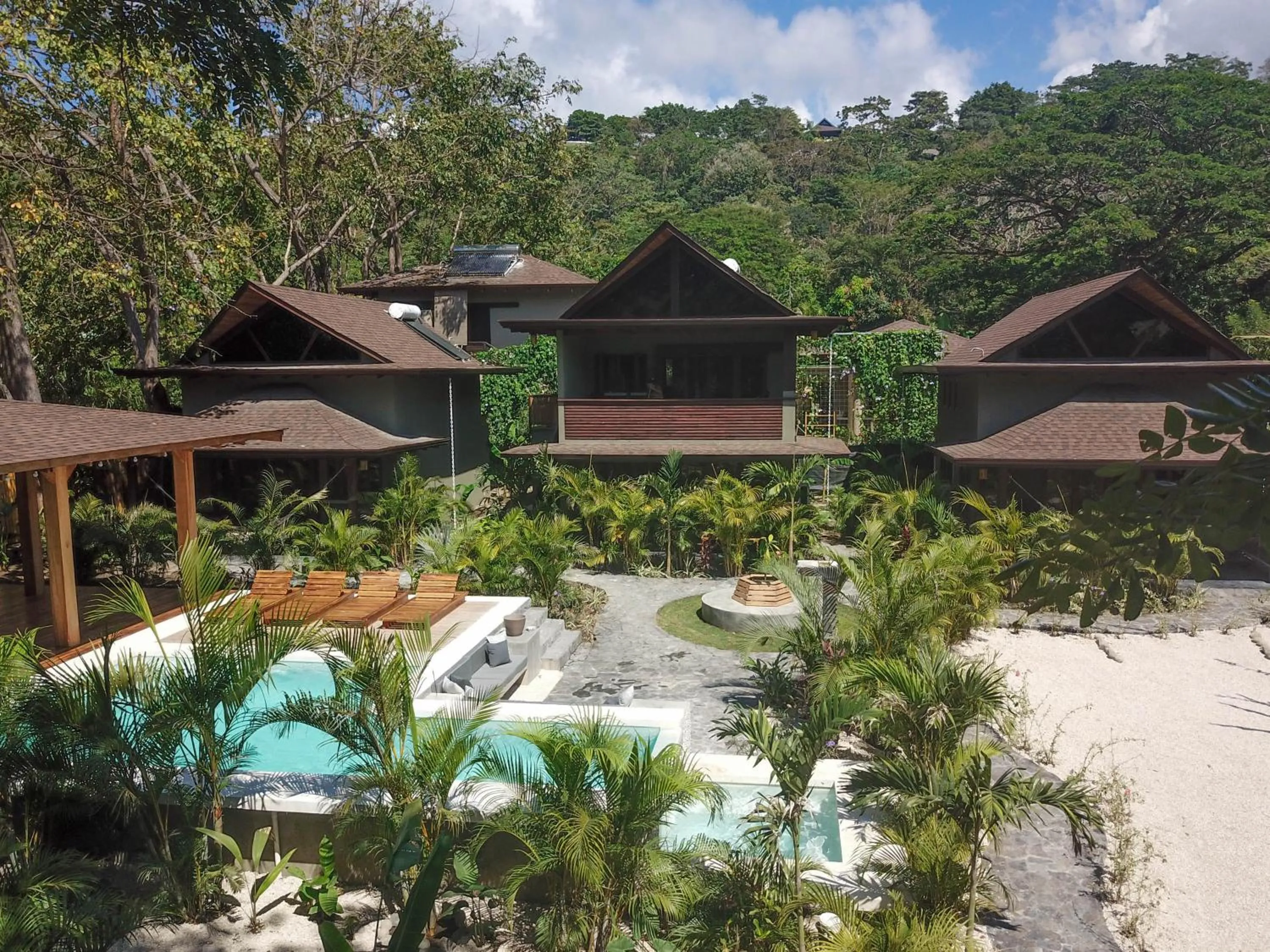 Bird's eye view in Lua Villas