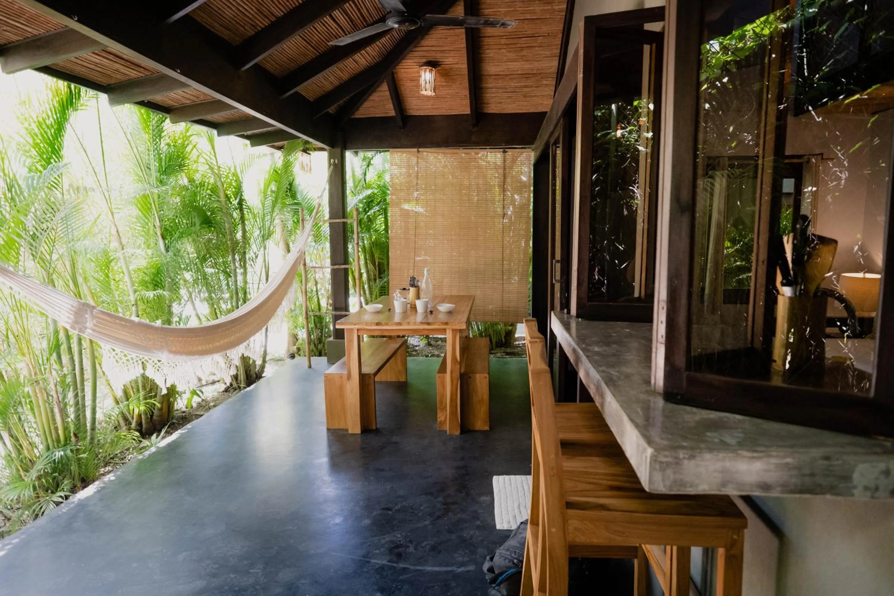 Dining area in Lua Villas