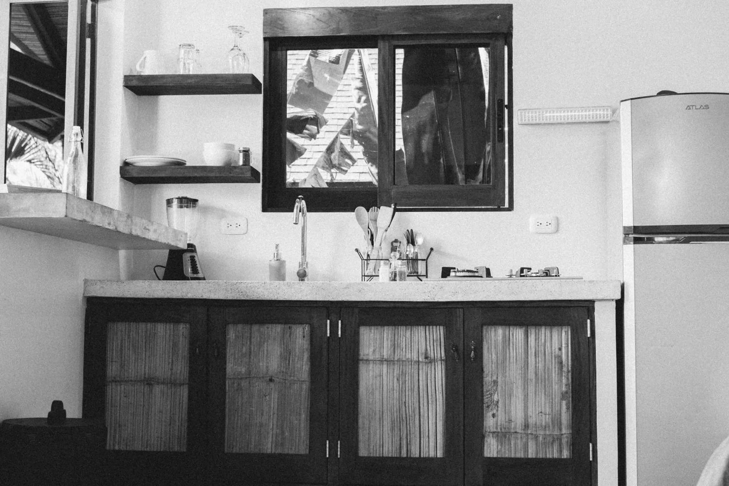 Kitchen or kitchenette in Lua Villas