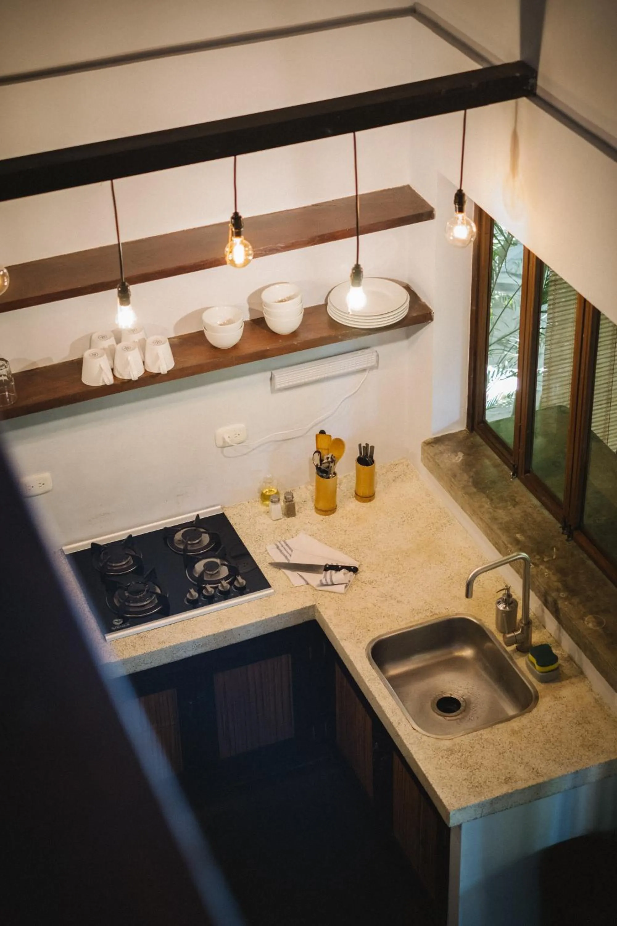 Kitchen or kitchenette in Lua Villas