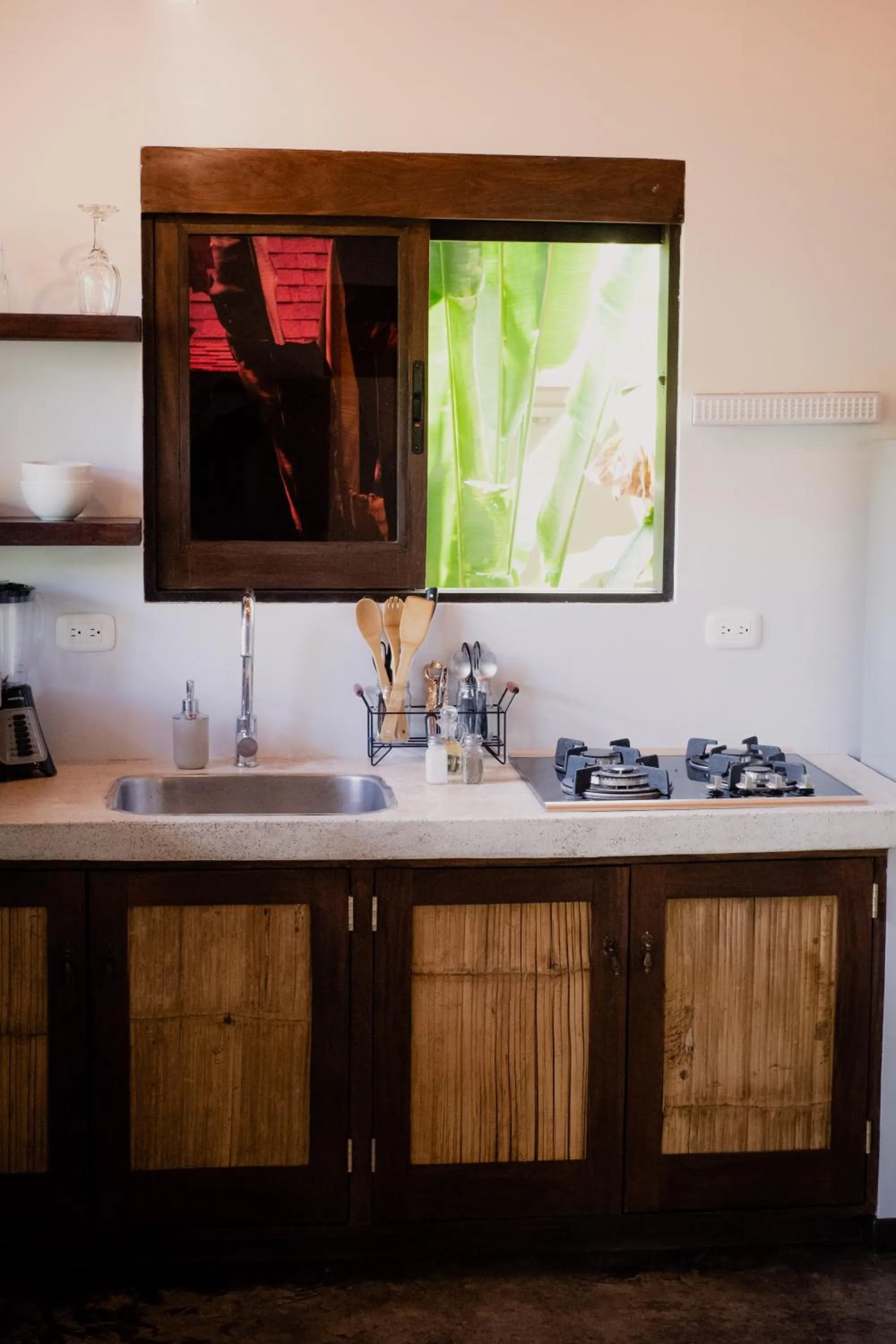 Kitchen or kitchenette in Lua Villas